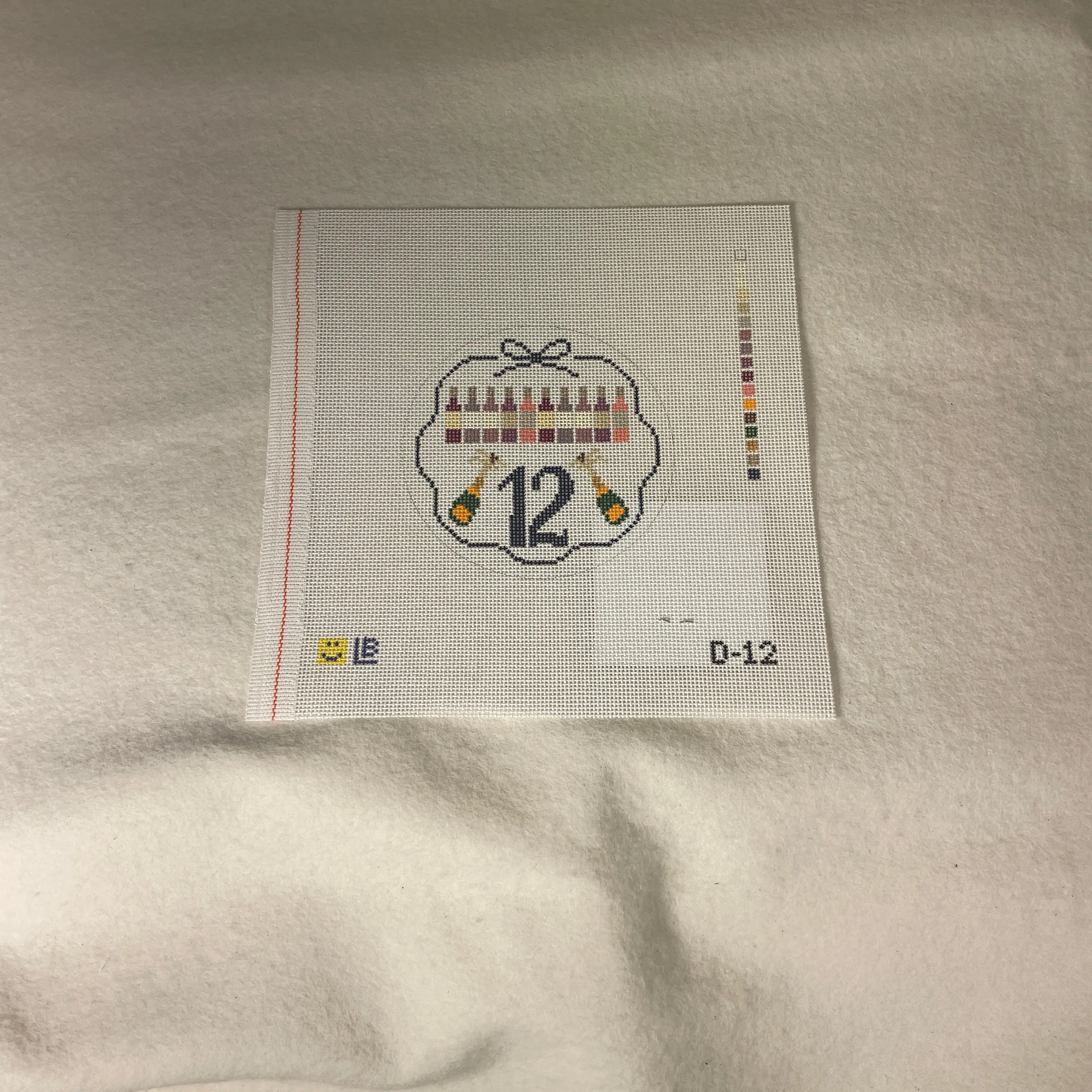 * Lauren Bloch  D12- 12 Days of Needlepoint- Twelve ways to Celebrate!