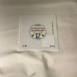 * Lauren Bloch  D12- 12 Days of Needlepoint- Twelve ways to Celebrate!