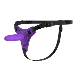 0179M  Violet Dominance – Silicone Strap-On Dildo