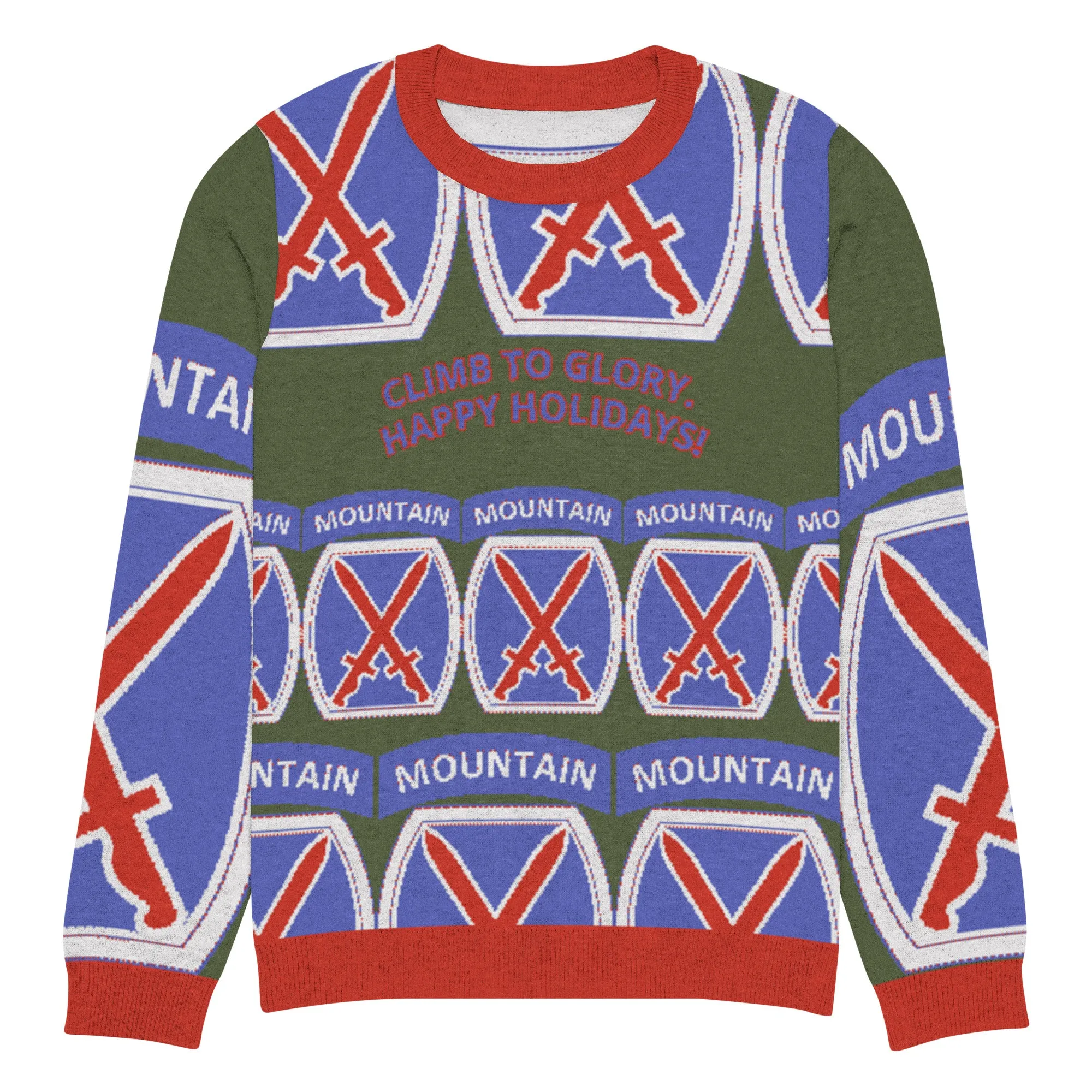 10th Mountain Ugly Holiday Sweater – Embrace the Spirit of Adventure