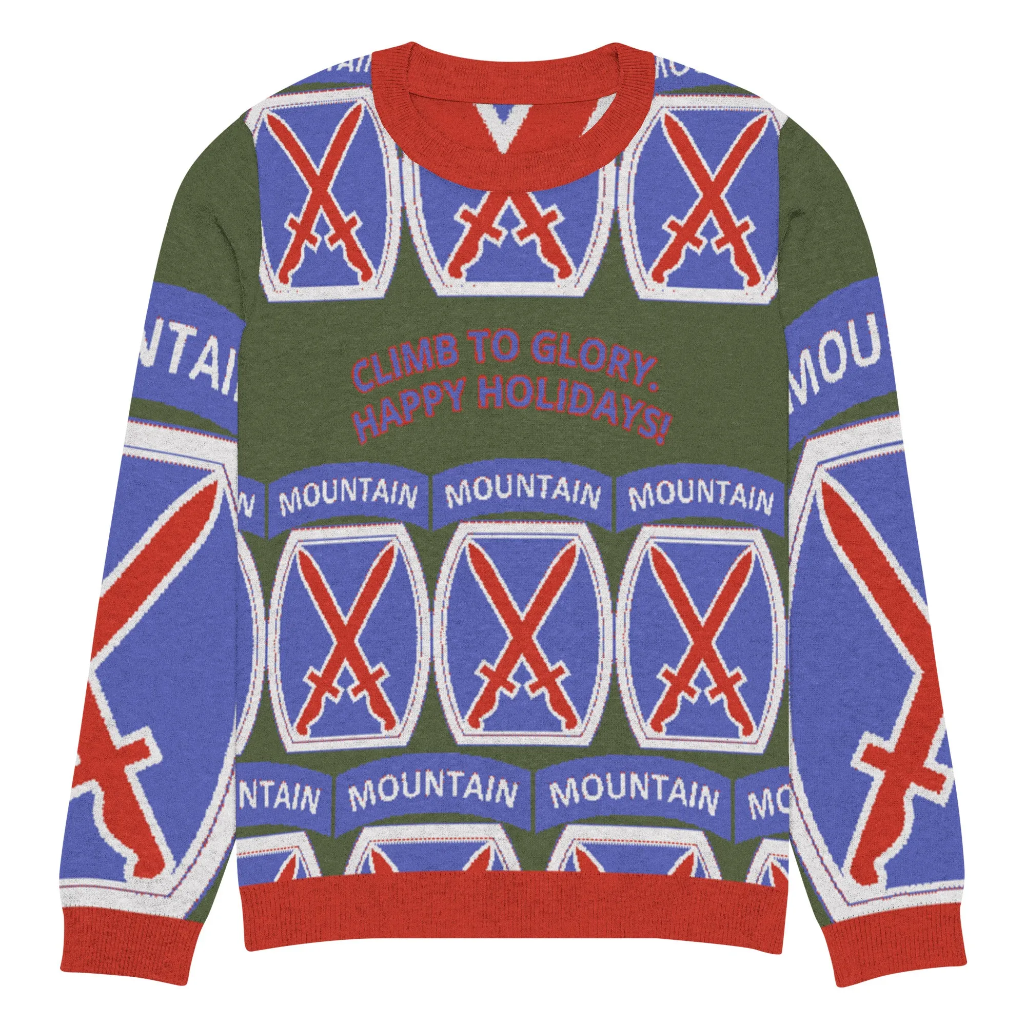 10th Mountain Ugly Holiday Sweater – Embrace the Spirit of Adventure
