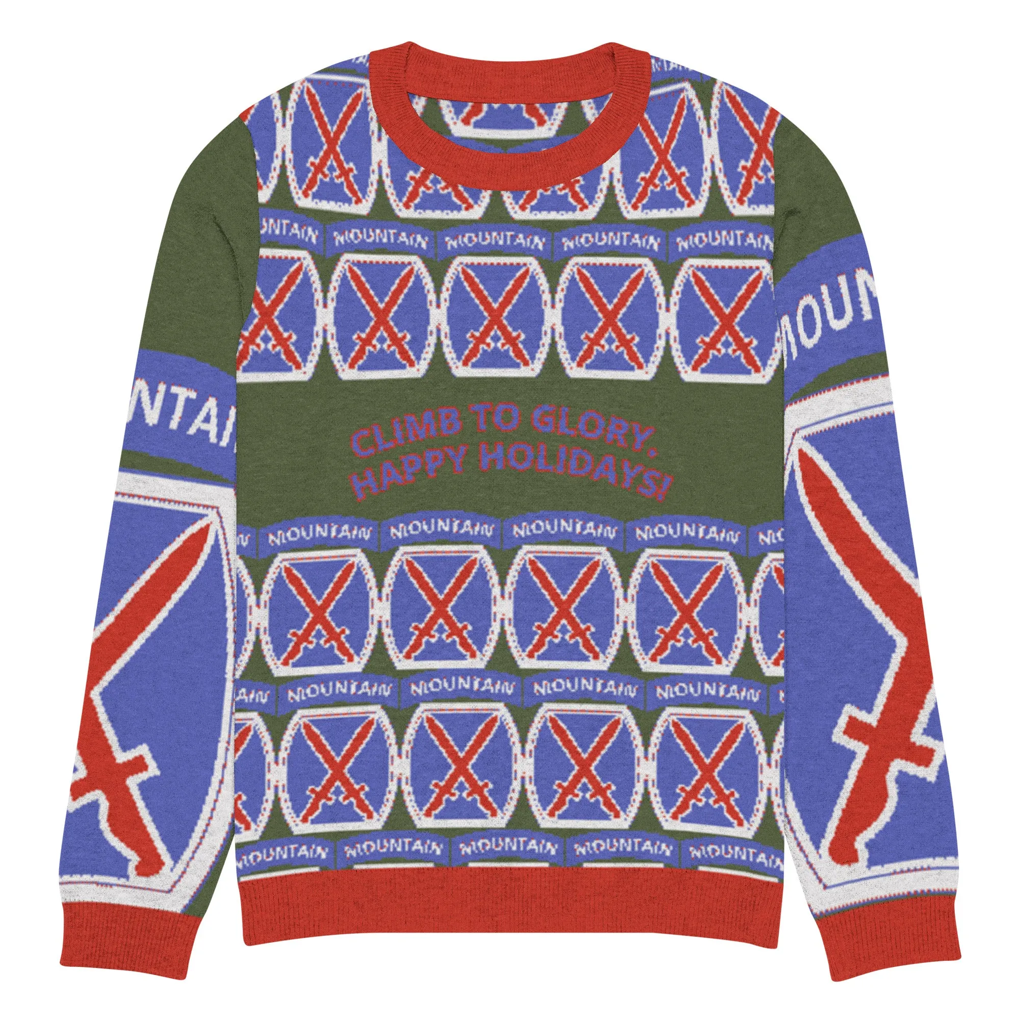 10th Mountain Ugly Holiday Sweater – Embrace the Spirit of Adventure