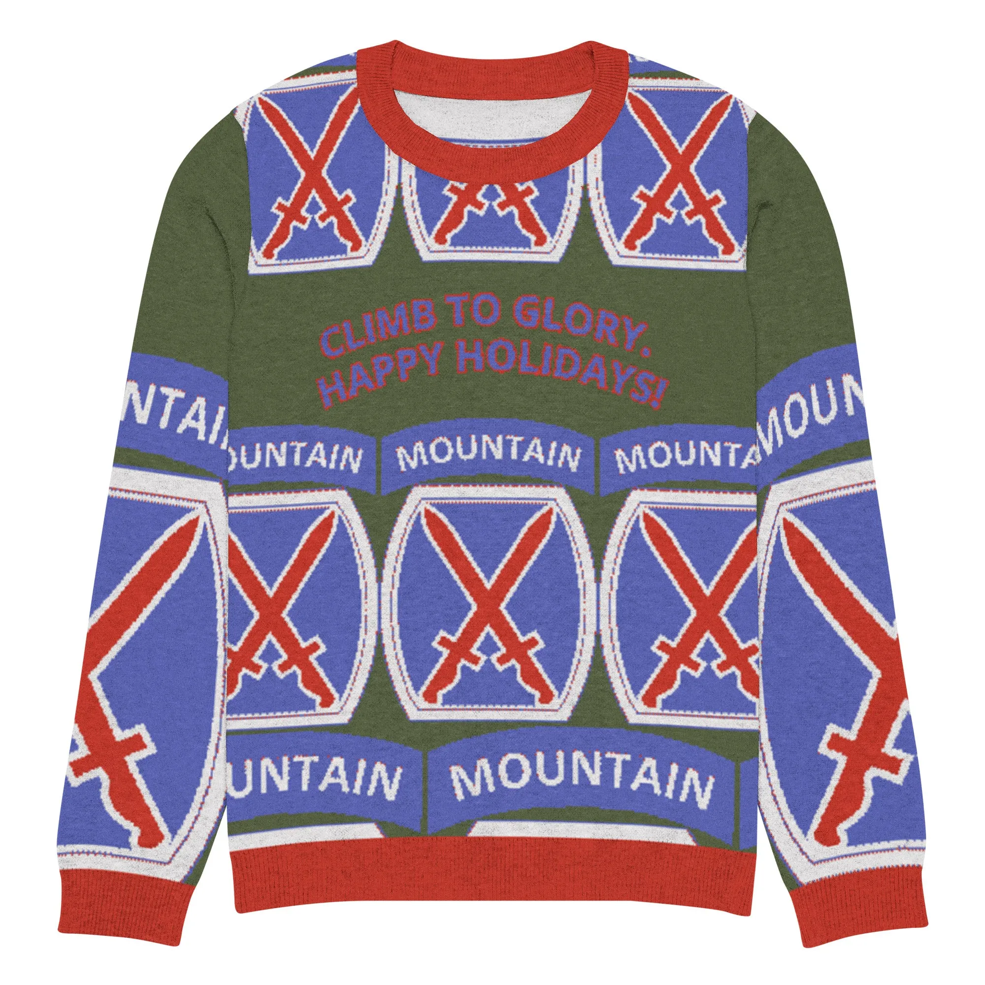 10th Mountain Ugly Holiday Sweater – Embrace the Spirit of Adventure