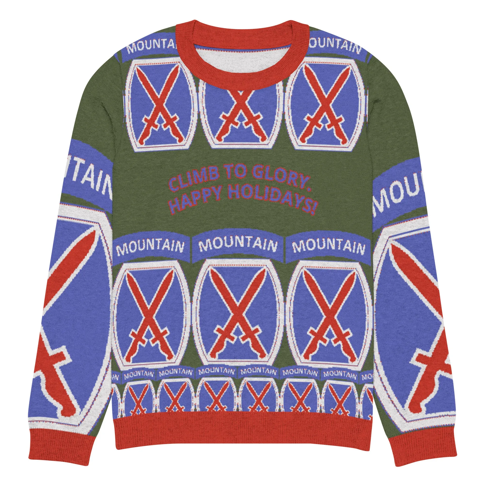 10th Mountain Ugly Holiday Sweater – Embrace the Spirit of Adventure