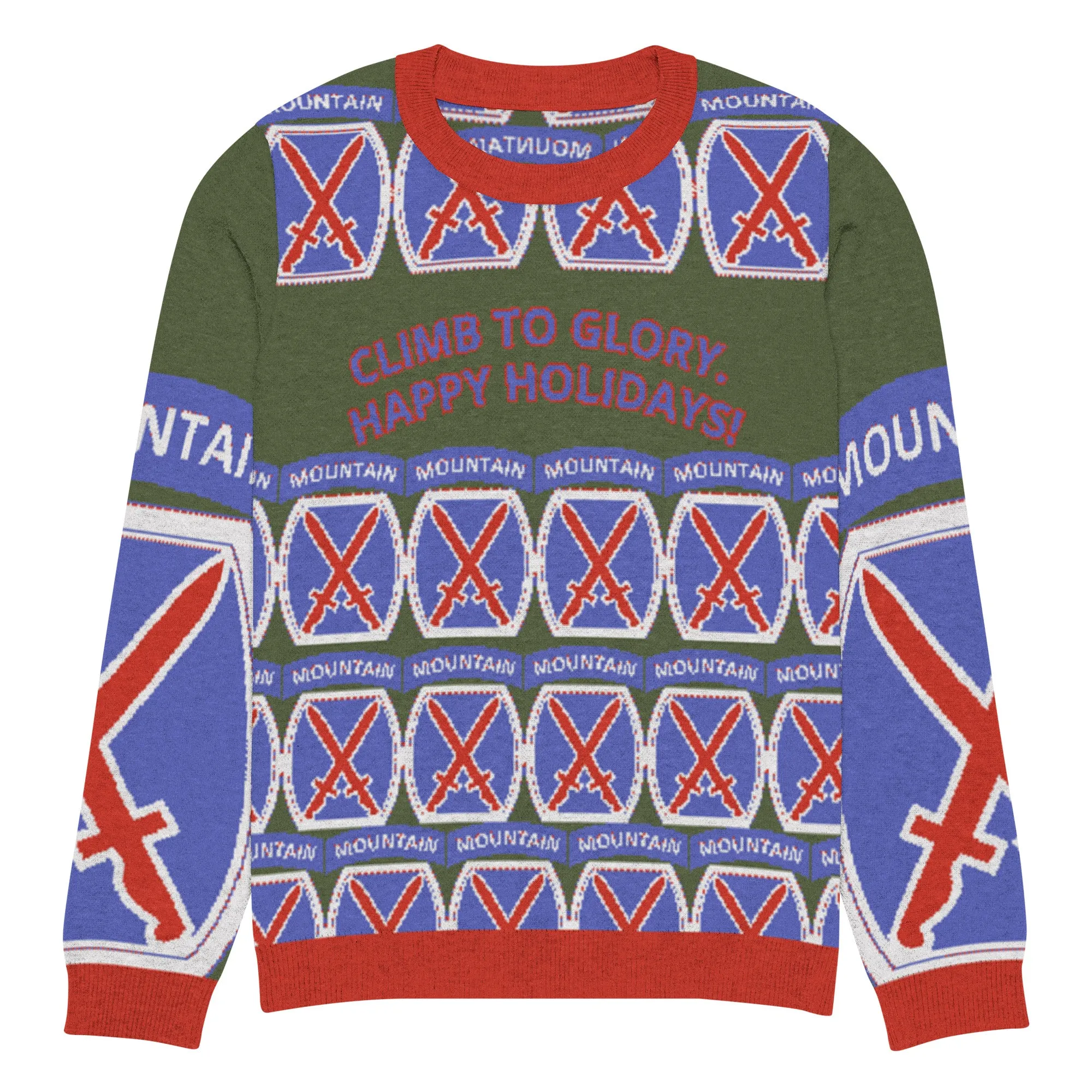 10th Mountain Ugly Holiday Sweater – Embrace the Spirit of Adventure
