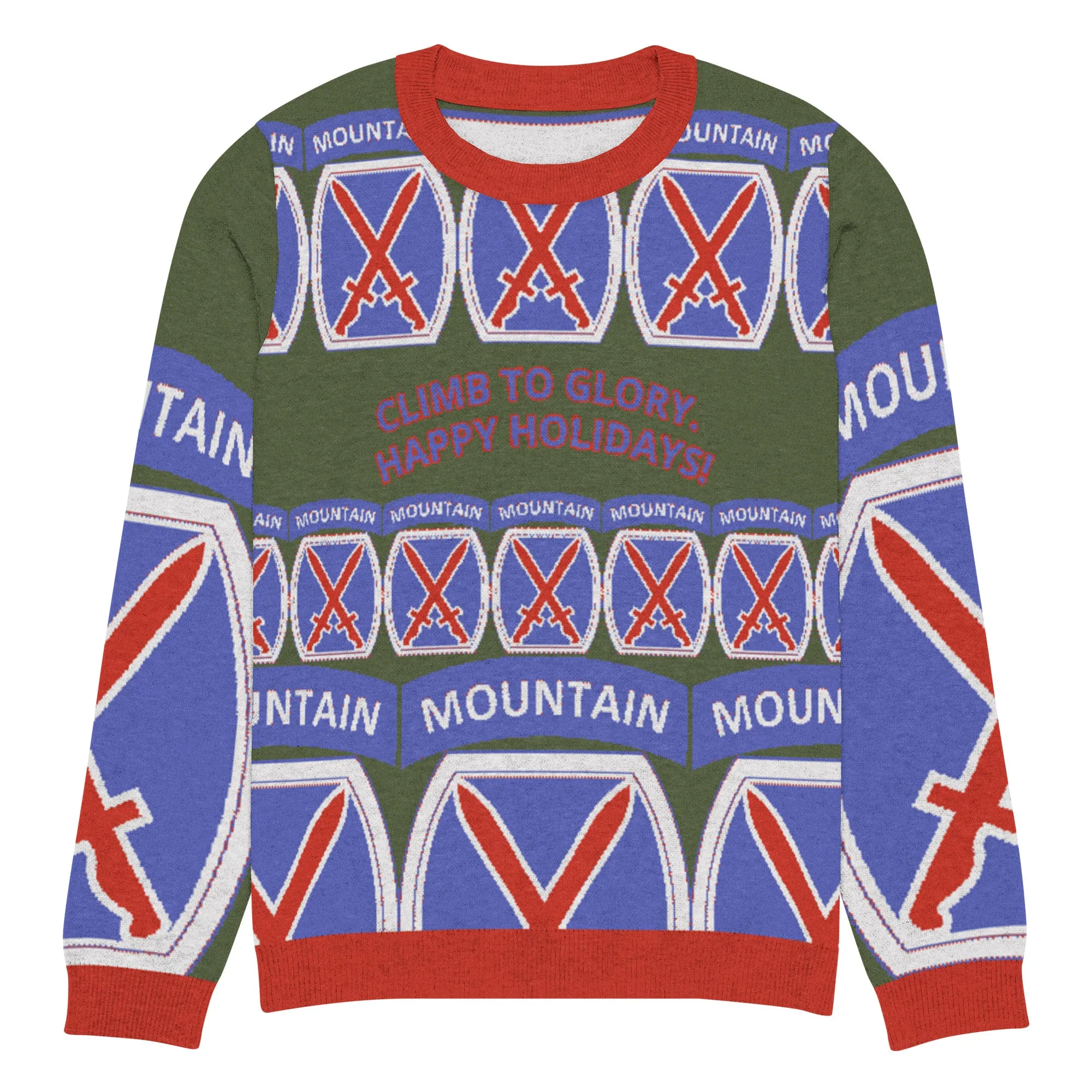 10th Mountain Ugly Holiday Sweater – Embrace the Spirit of Adventure