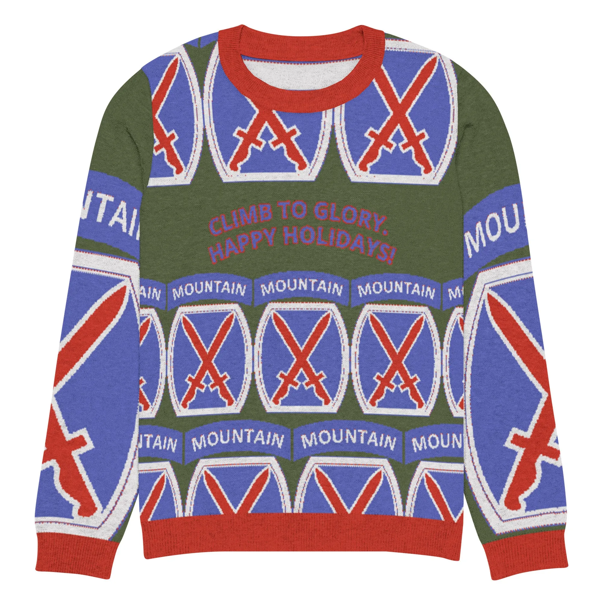 10th Mountain Ugly Holiday Sweater – Embrace the Spirit of Adventure