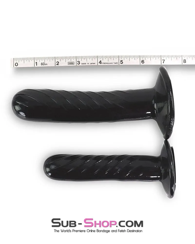 1349DL      Double Strap On Harness with Internal and External Silicone Dildos