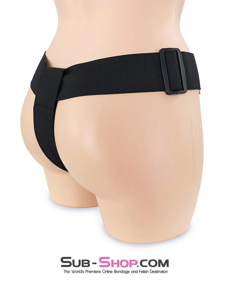 1349DL      Double Strap On Harness with Internal and External Silicone Dildos