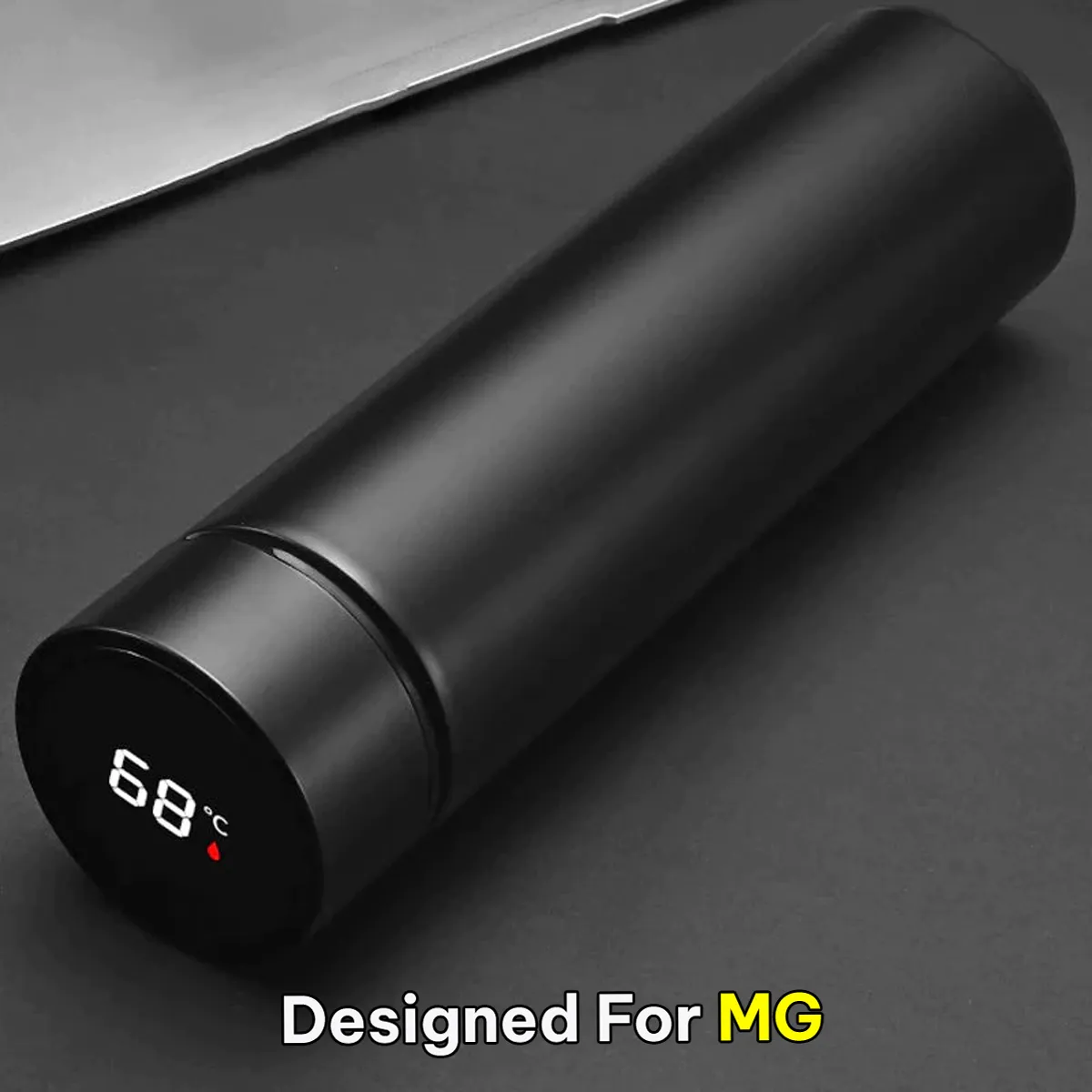 17oz Insulated Water Bottle with LED Temperature Display, Coffee Tea Infuser Bottle Double Wall Vacuum Insulated Water Bottle for Hot or Cold Drink, Stainless Steel Sports Automotive Travel Mug