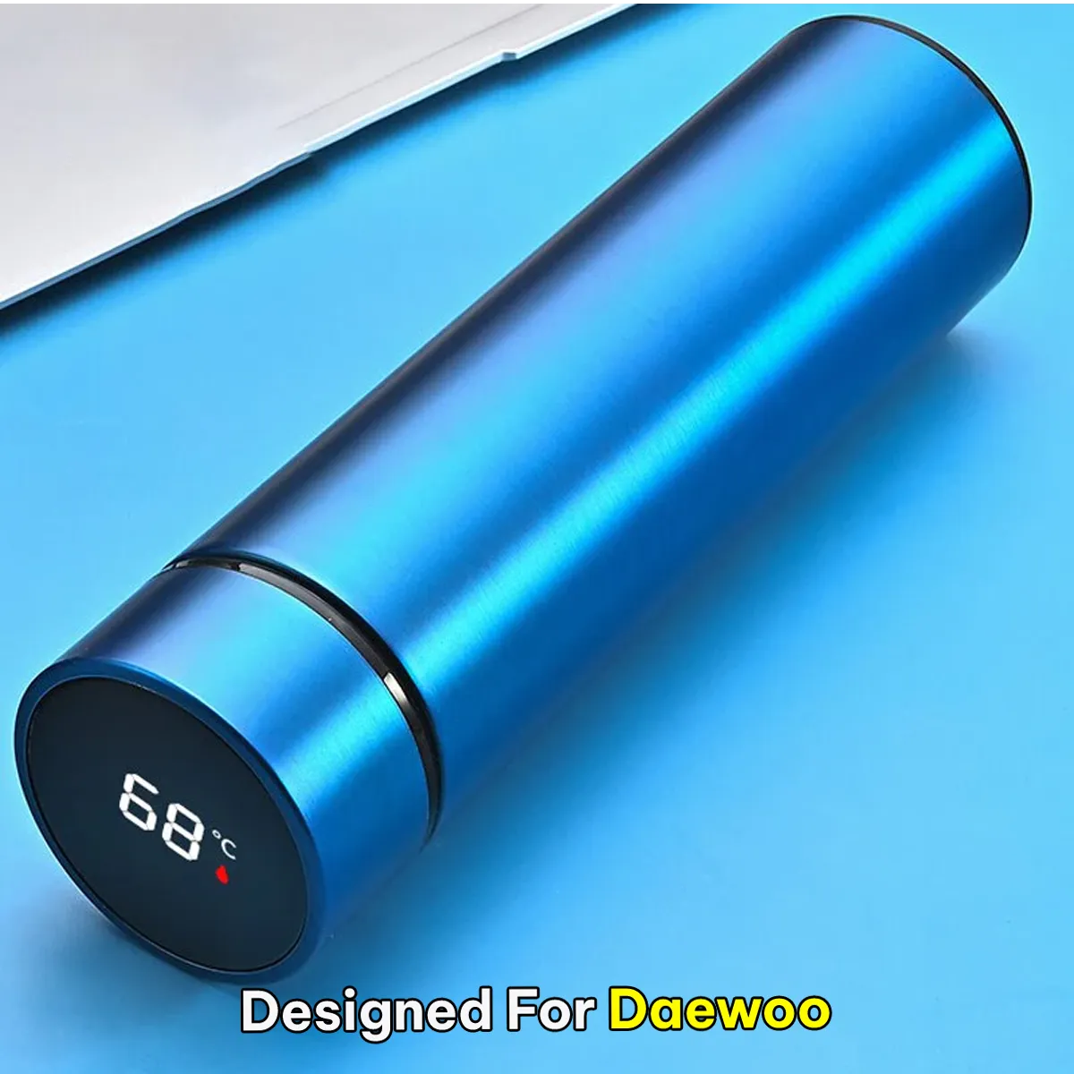 17oz Insulated Water Bottle with LED Temperature Display, Coffee Tea Infuser Bottle Double Wall Vacuum Insulated Water Bottle for Hot or Cold Drink, Stainless Steel Sports Automotive Travel Mug