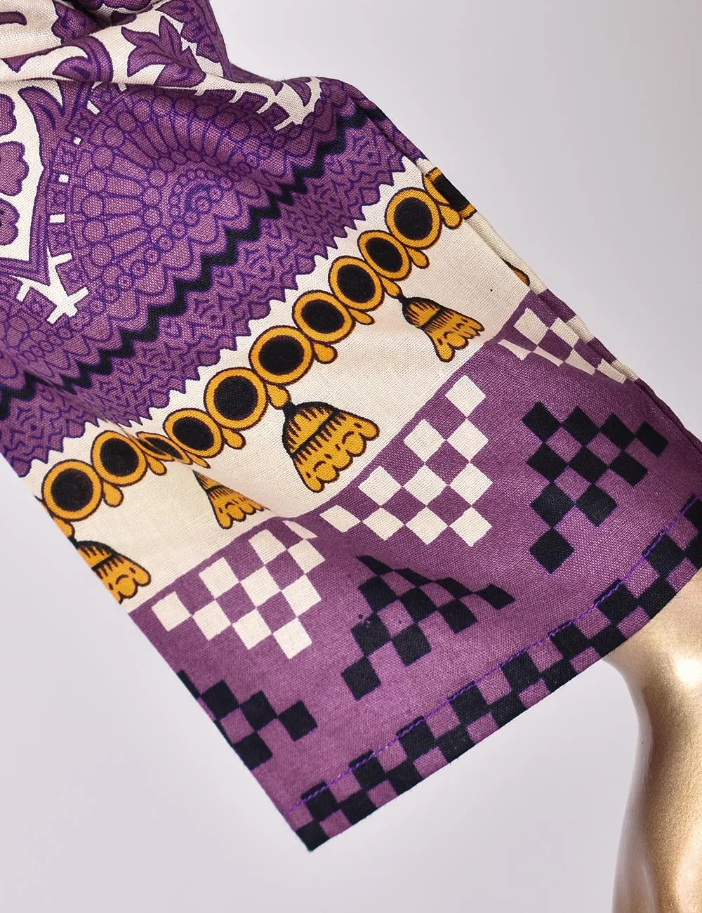 3 Pc Un-stitched Embroidered Lawn - Eternal Ethnic (ATL-4A-Skin Purple)