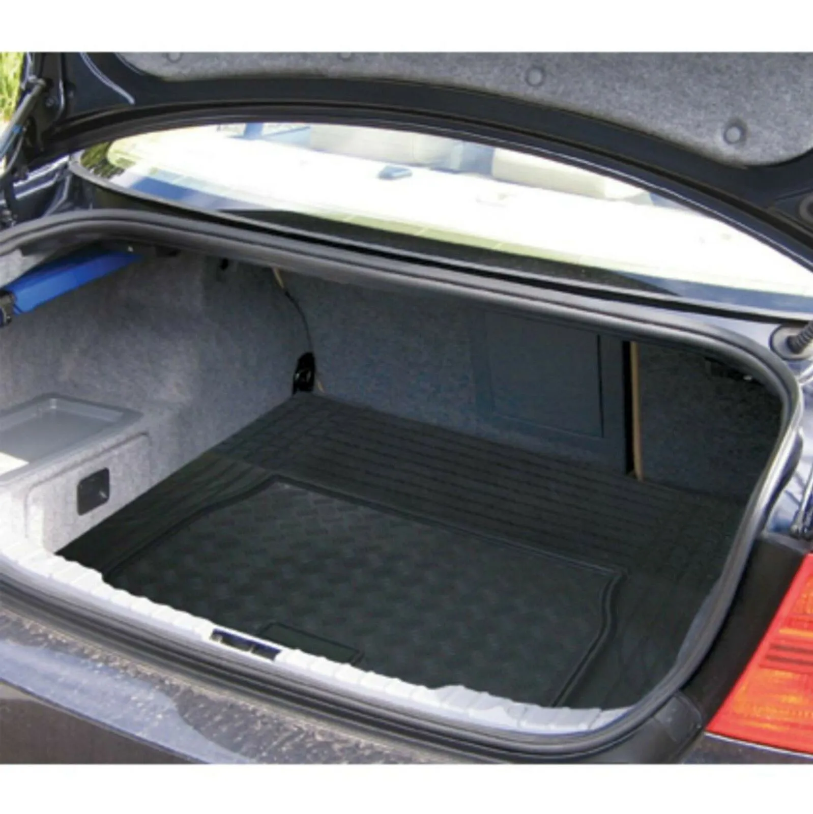 4 Piece Waterproof Heavy Duty BLACK Rubber Front/Rear Car Floor Mats boot liner