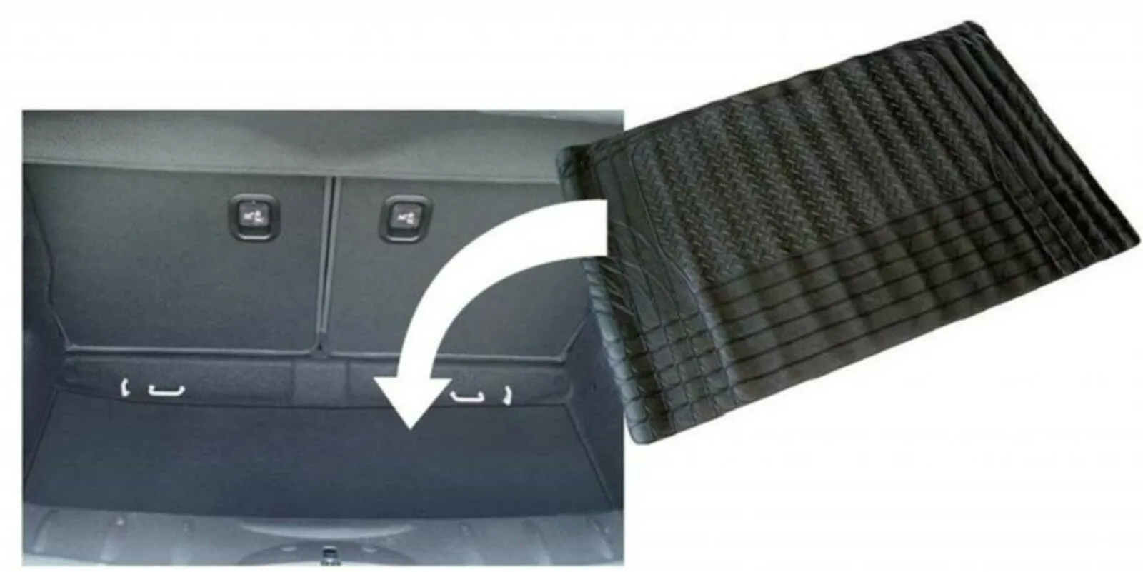 4 Piece Waterproof Heavy Duty BLACK Rubber Front/Rear Car Floor Mats boot liner