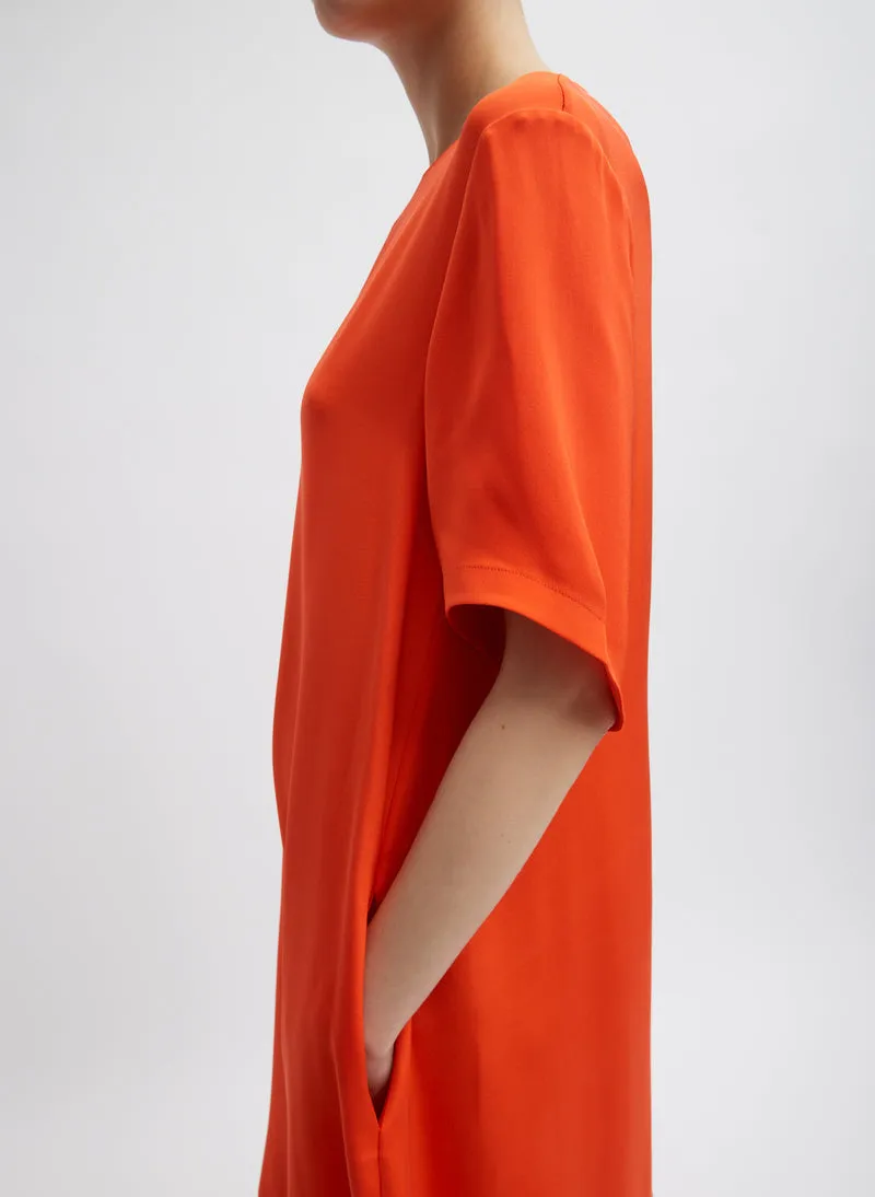 4 Ply Silk T-Shirt Dress