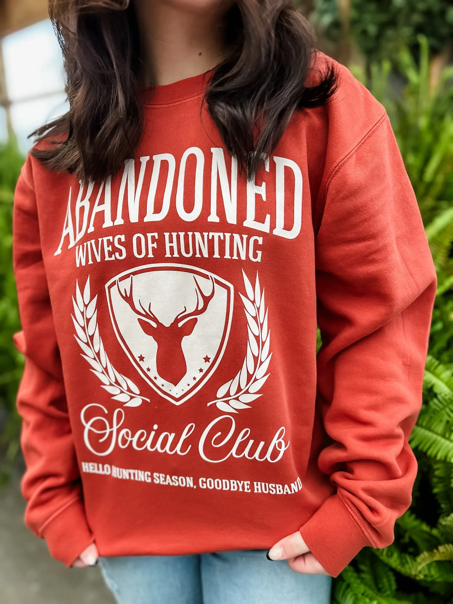Abandoned Hunting Wives Crew- Rust