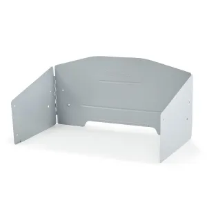 Adjustable Windshield for a Campsite Cooking Table or Worktop