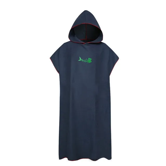Adult Diving Suit Change Robes Poncho Quick-drying Hooded Towel Quick-drying Hooded