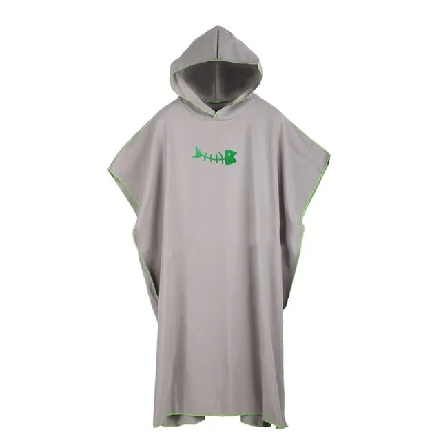 Adult Diving Suit Change Robes Poncho Quick-drying Hooded Towel Quick-drying Hooded
