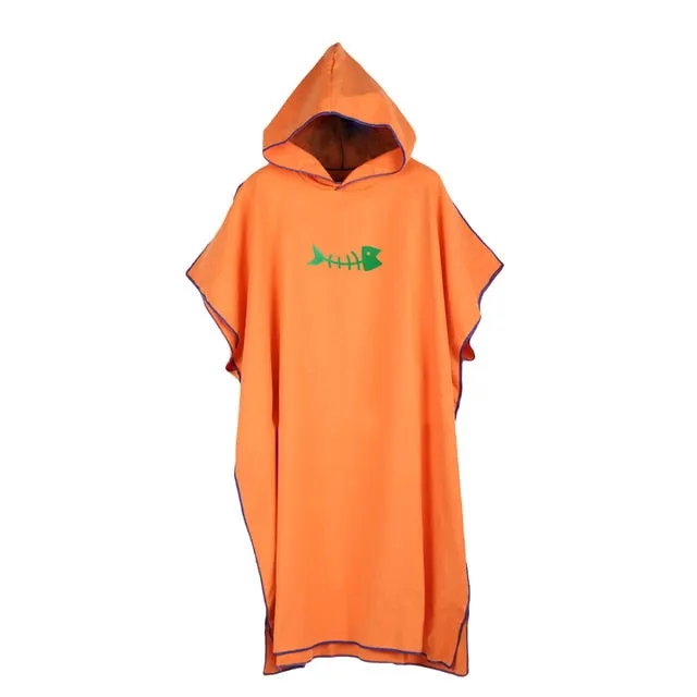 Adult Diving Suit Change Robes Poncho Quick-drying Hooded Towel Quick-drying Hooded