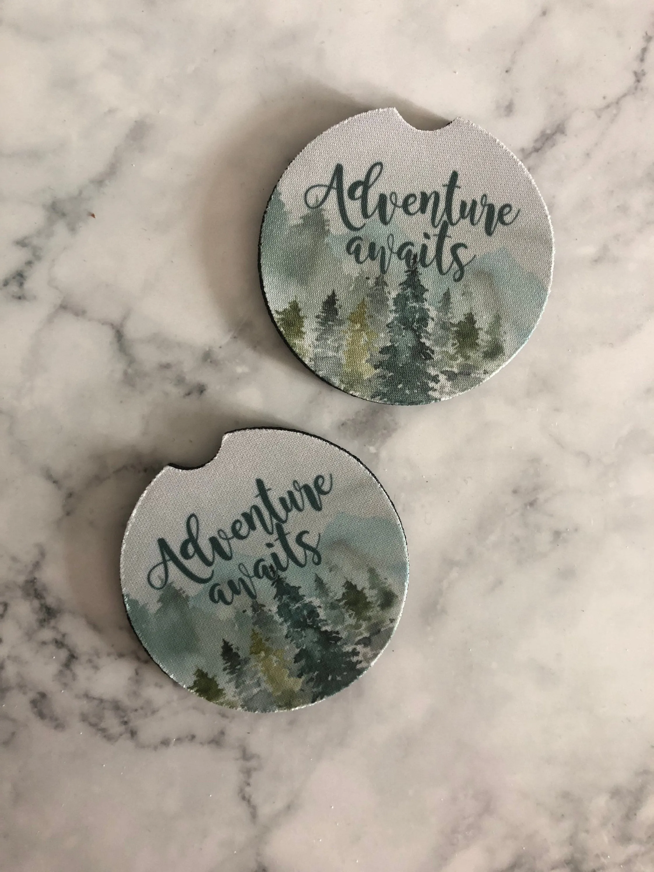 Adventure Awaits Car Coasters