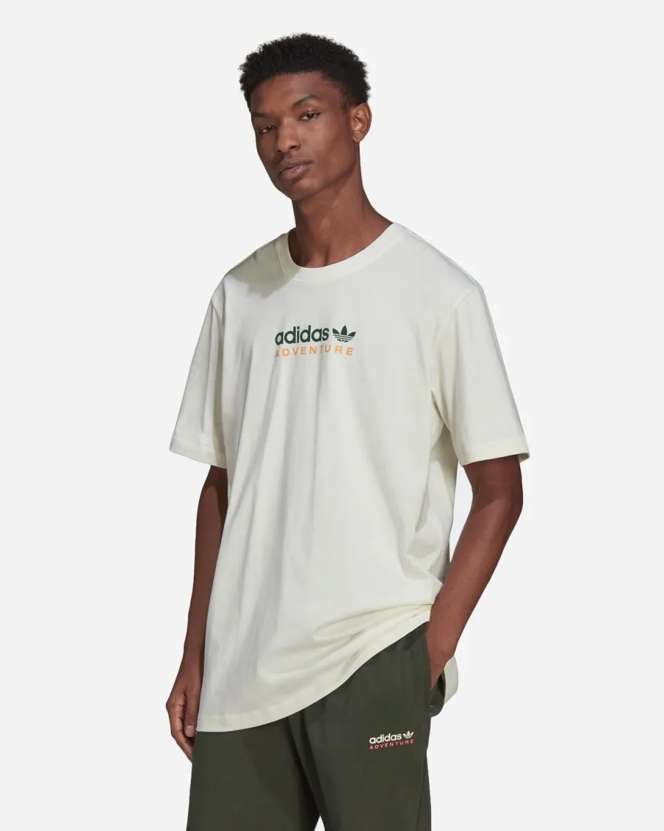 Adventure Mountain Spray Tee - White