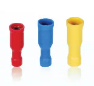 AIRNIX TERMINAL FRD 1.25-156 RED FEMALE BULLET DISCONNECT, CRIMP, FULL PVC INSULATION
