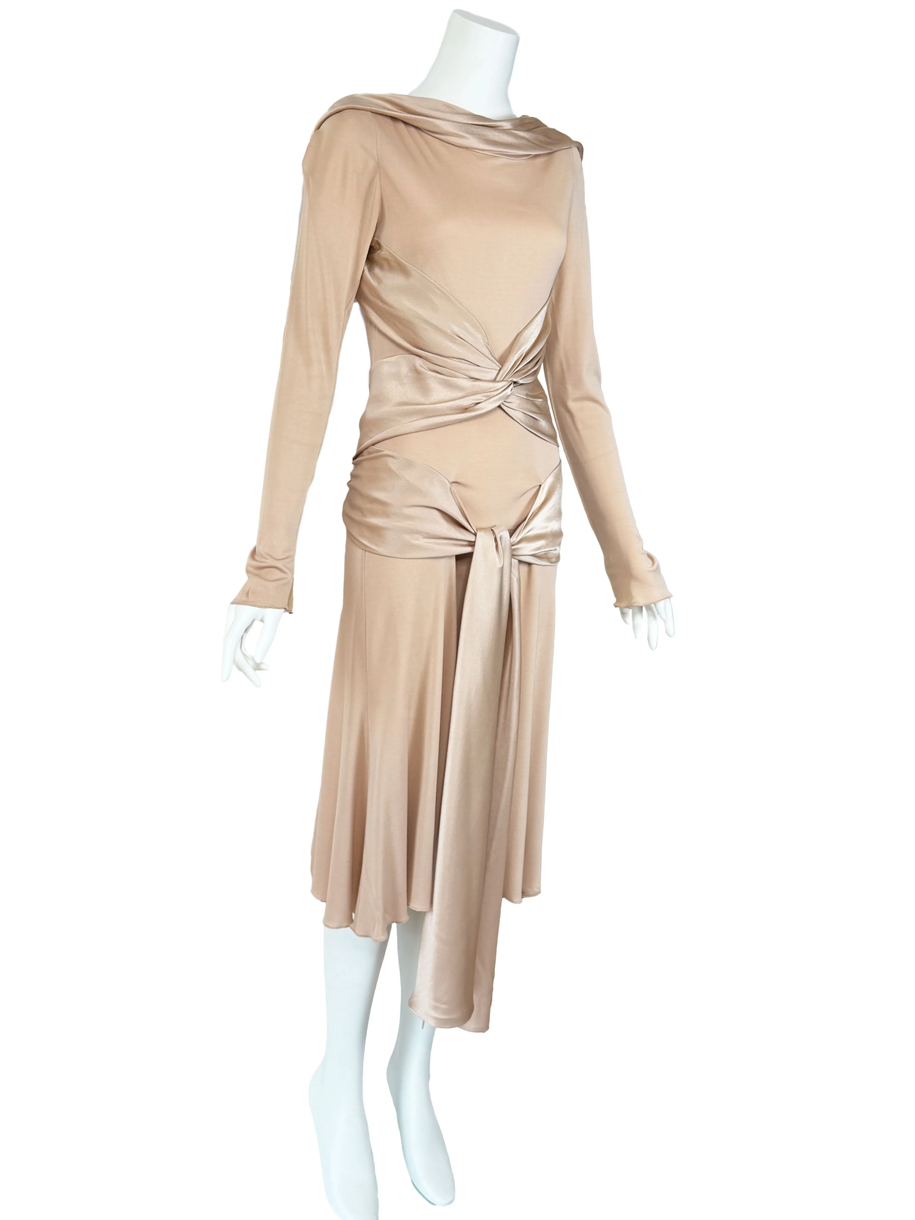 Alexander McQueen Fall 2004 'Pantheon ad Lucem' Collection Silk Dress