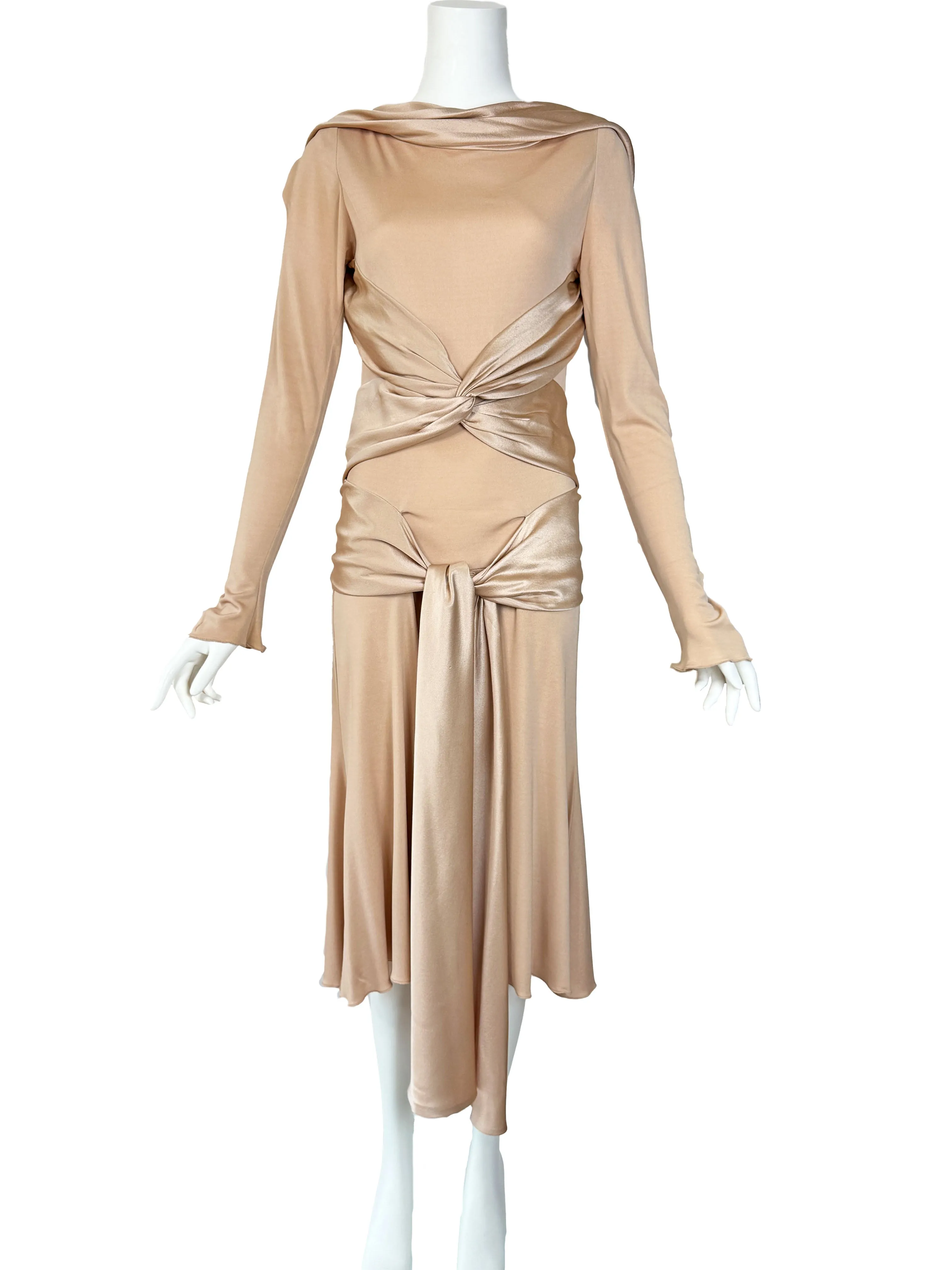 Alexander McQueen Fall 2004 'Pantheon ad Lucem' Collection Silk Dress