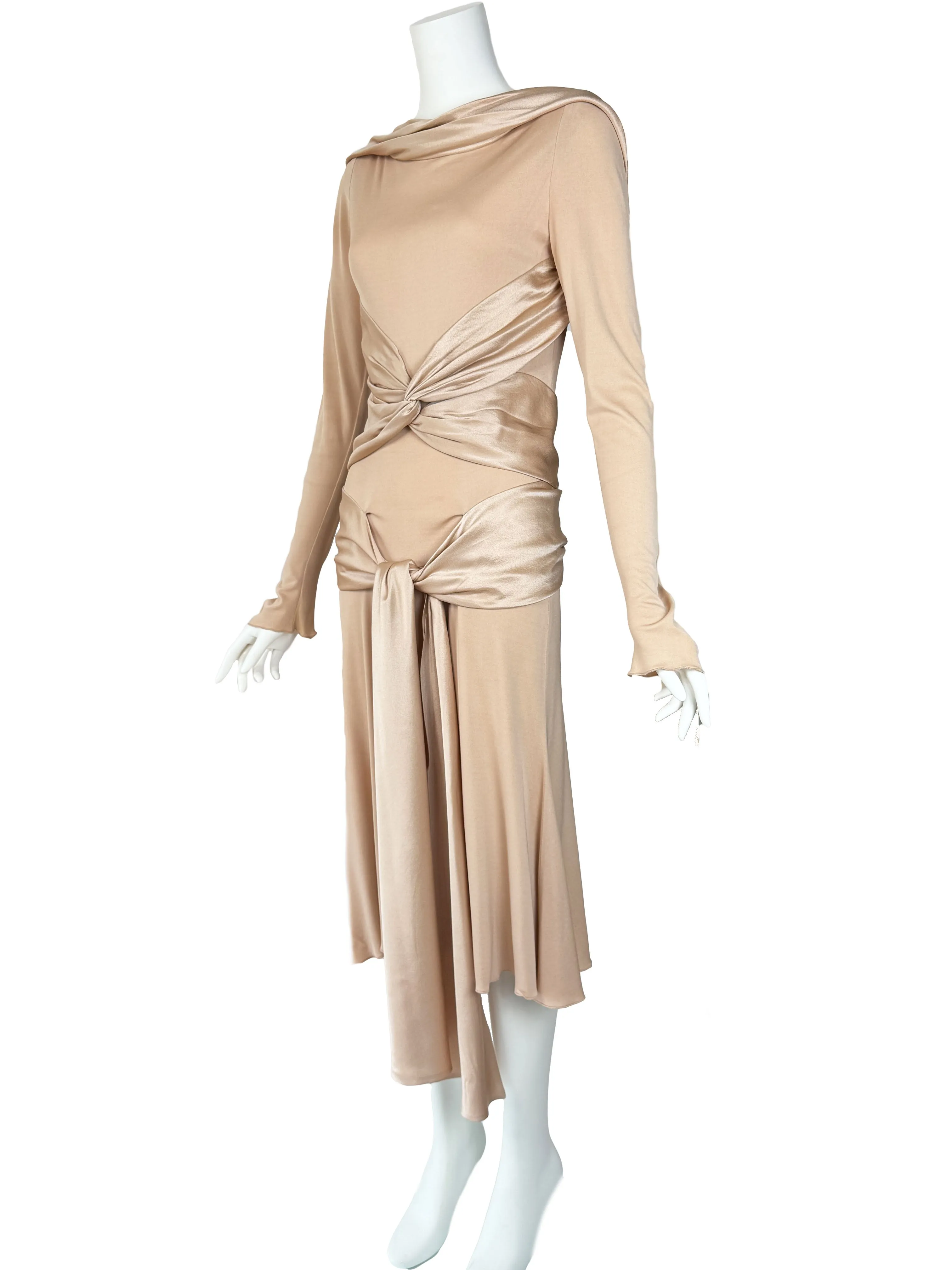 Alexander McQueen Fall 2004 'Pantheon ad Lucem' Collection Silk Dress
