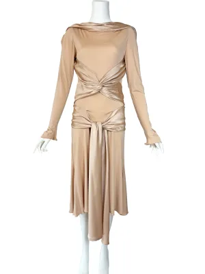 Alexander McQueen Fall 2004 'Pantheon ad Lucem' Collection Silk Dress