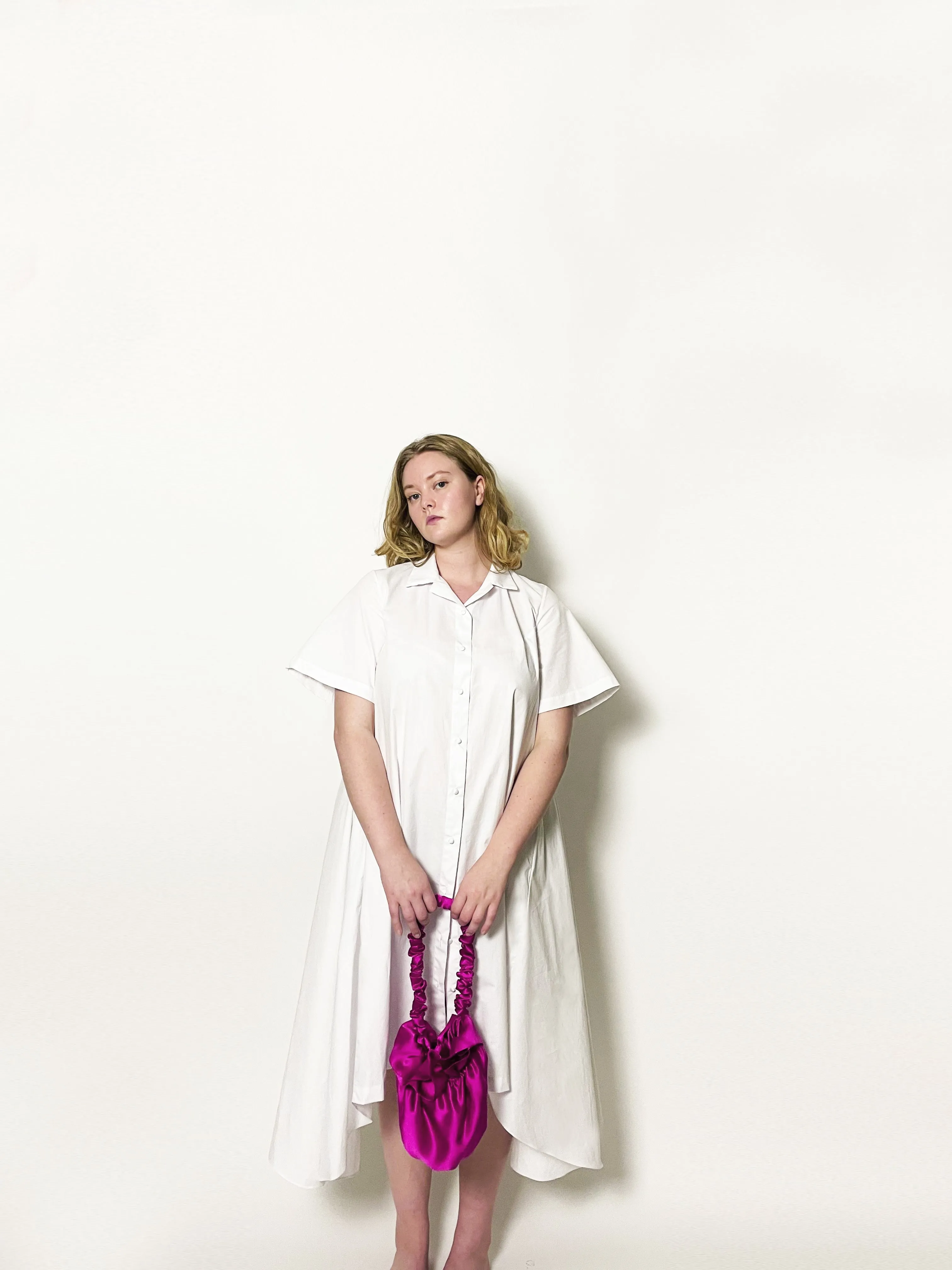 Amie Silk Poplin Shirtdress