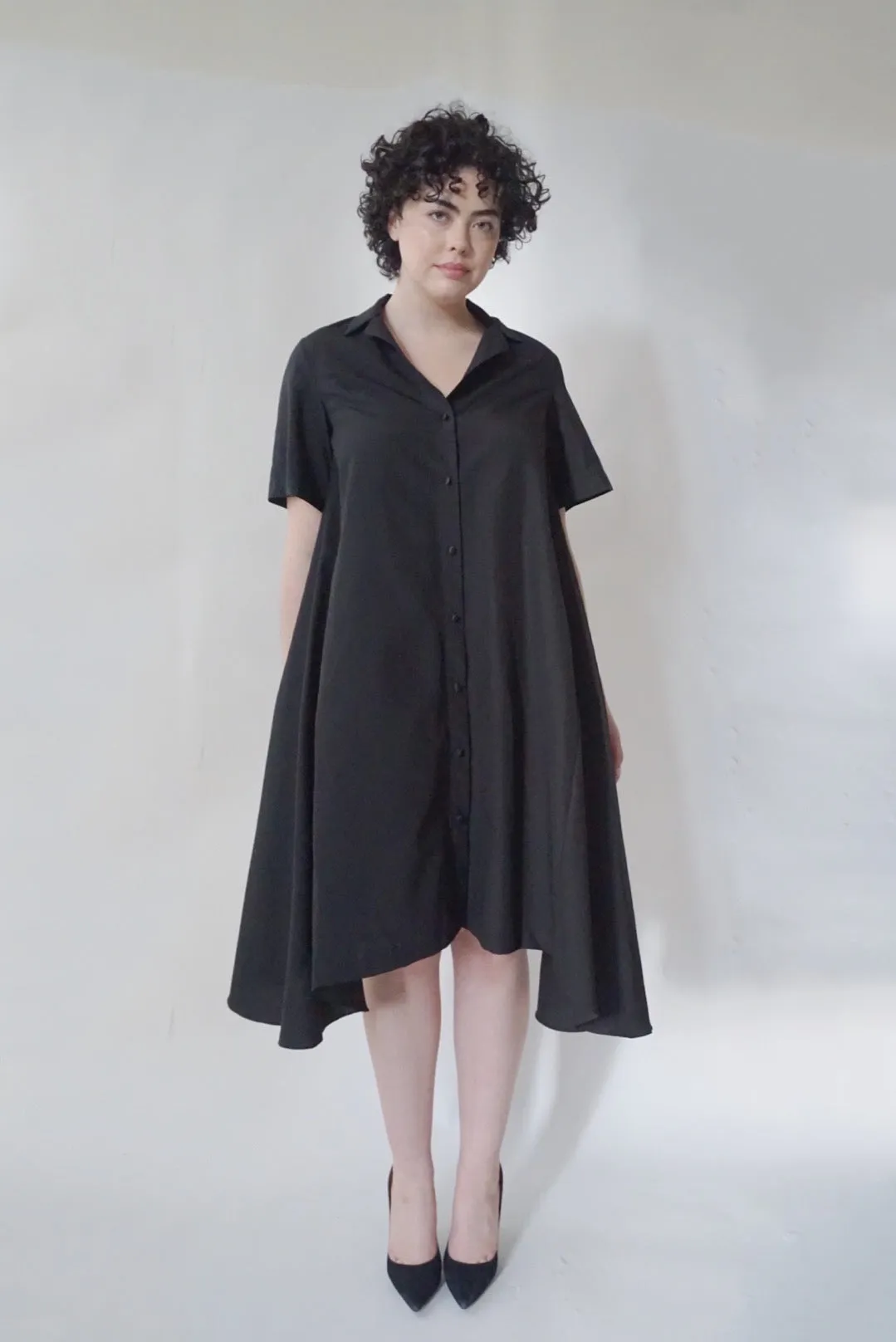 Amie Silk Poplin Shirtdress