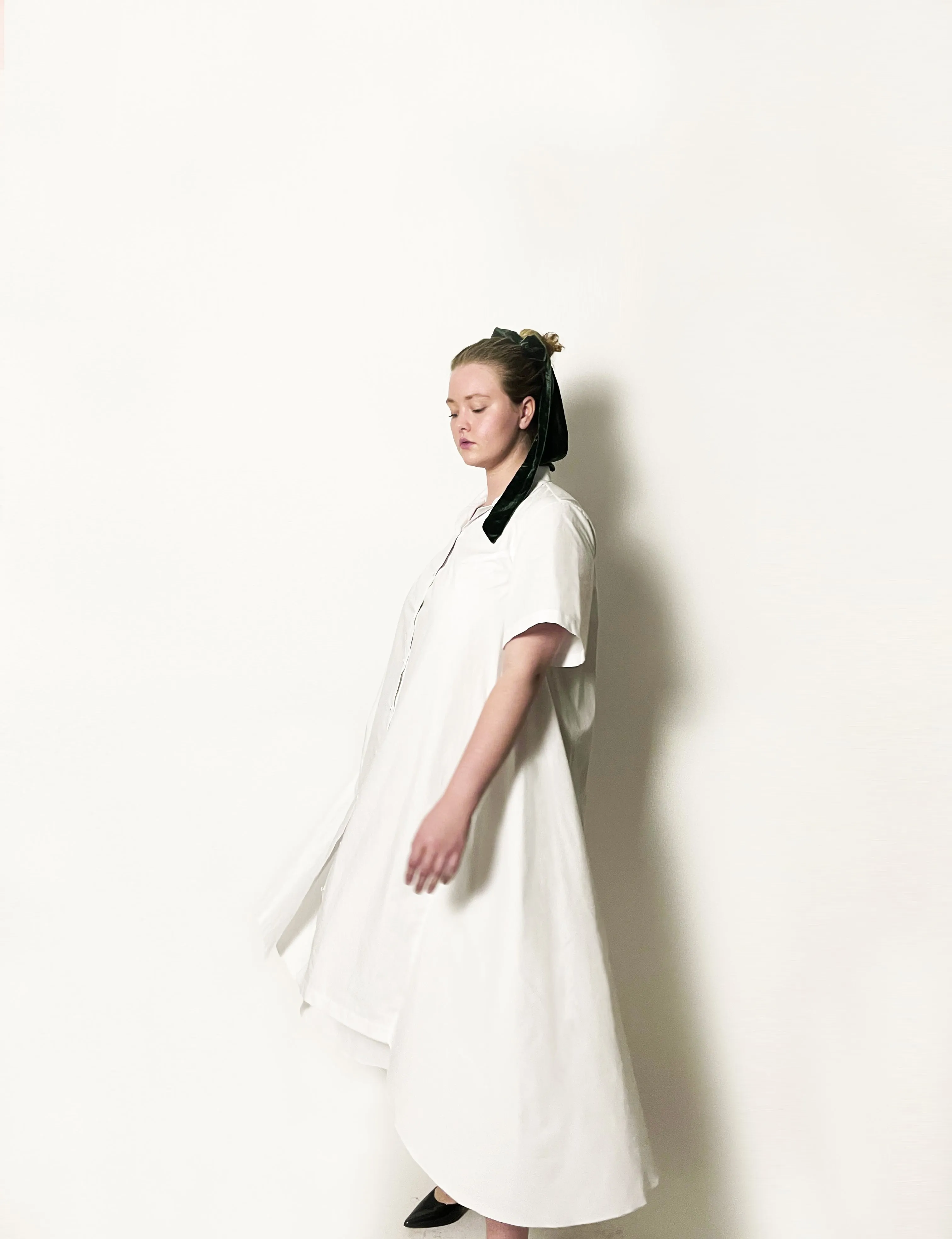 Amie Silk Poplin Shirtdress