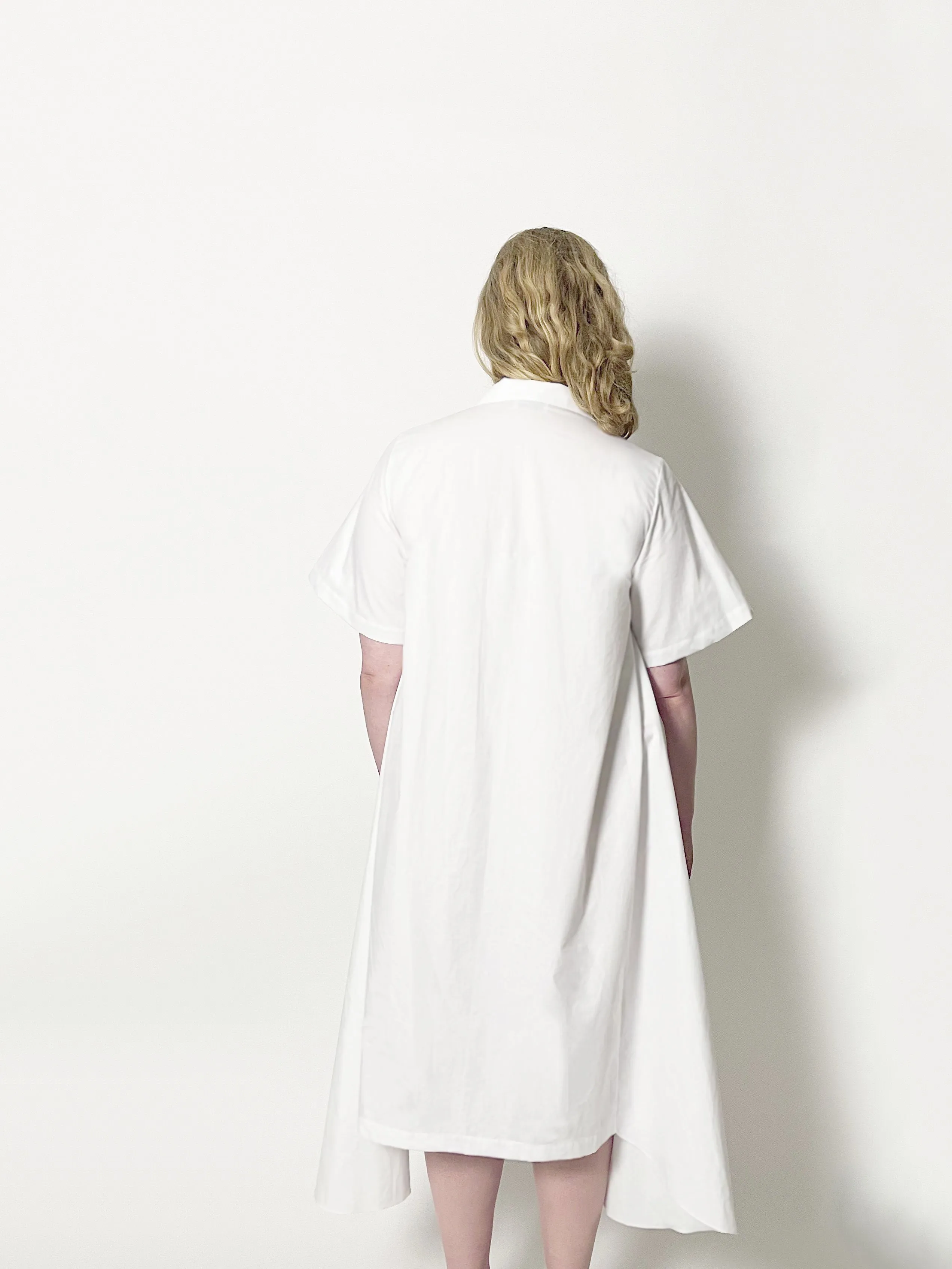 Amie Silk Poplin Shirtdress