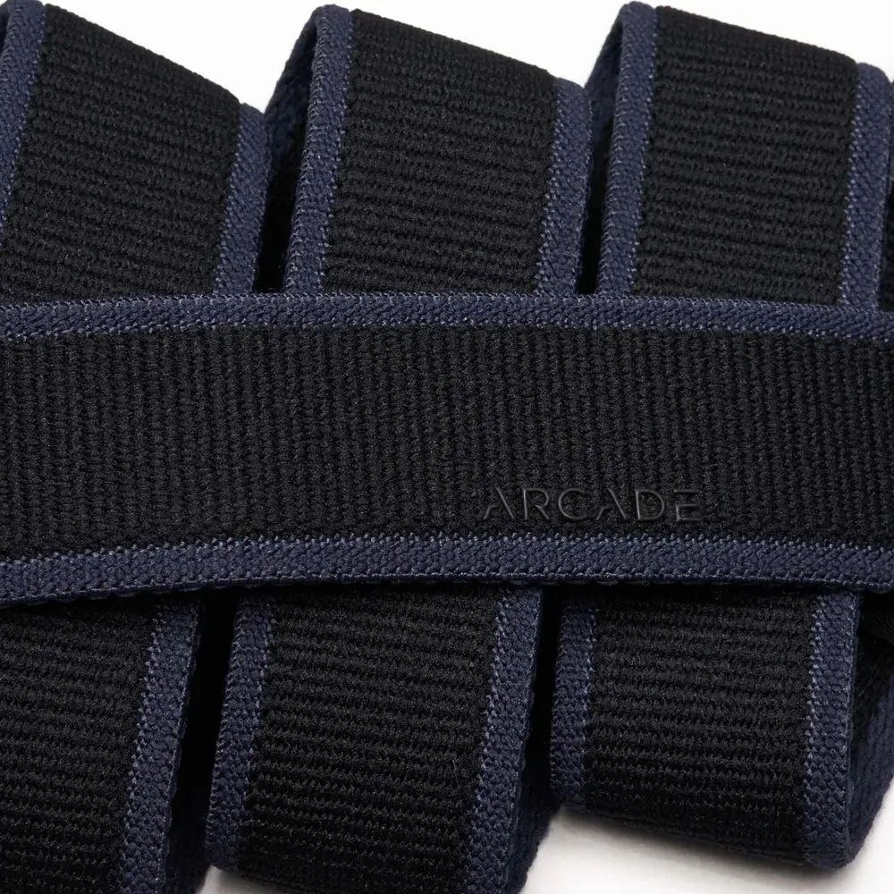 Arcade Carto Slim Belt Black Navy