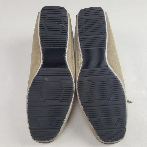 Bacco Bucci Suede Driving Loafer Mens 9 Tan Slip On Moccasin Comfort Shoe