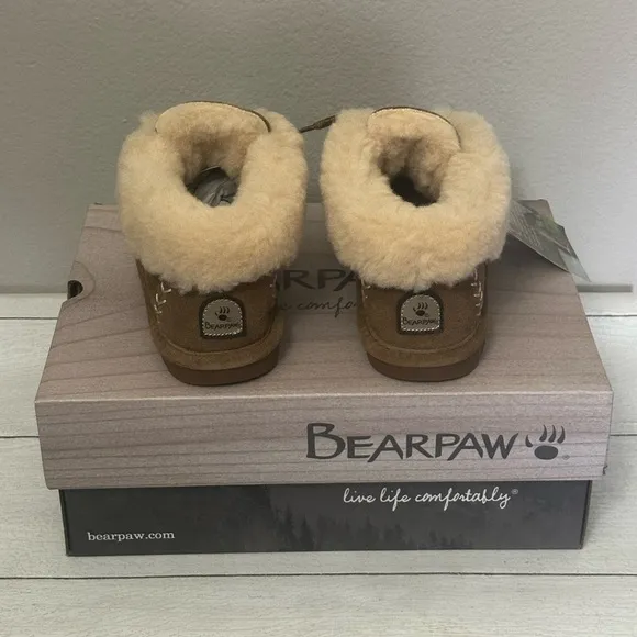 Bearpaw Little Girls Kory Moccasin Bootie