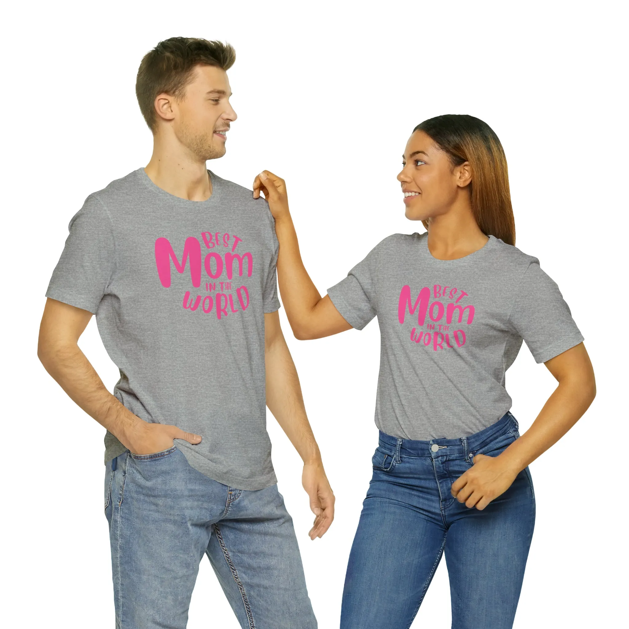 Best Mom in the World T-Shirt | Wonderful Mom Tee |  Bella Canvas 3001 Unisex |  Mother Short Sleeve Tshirt