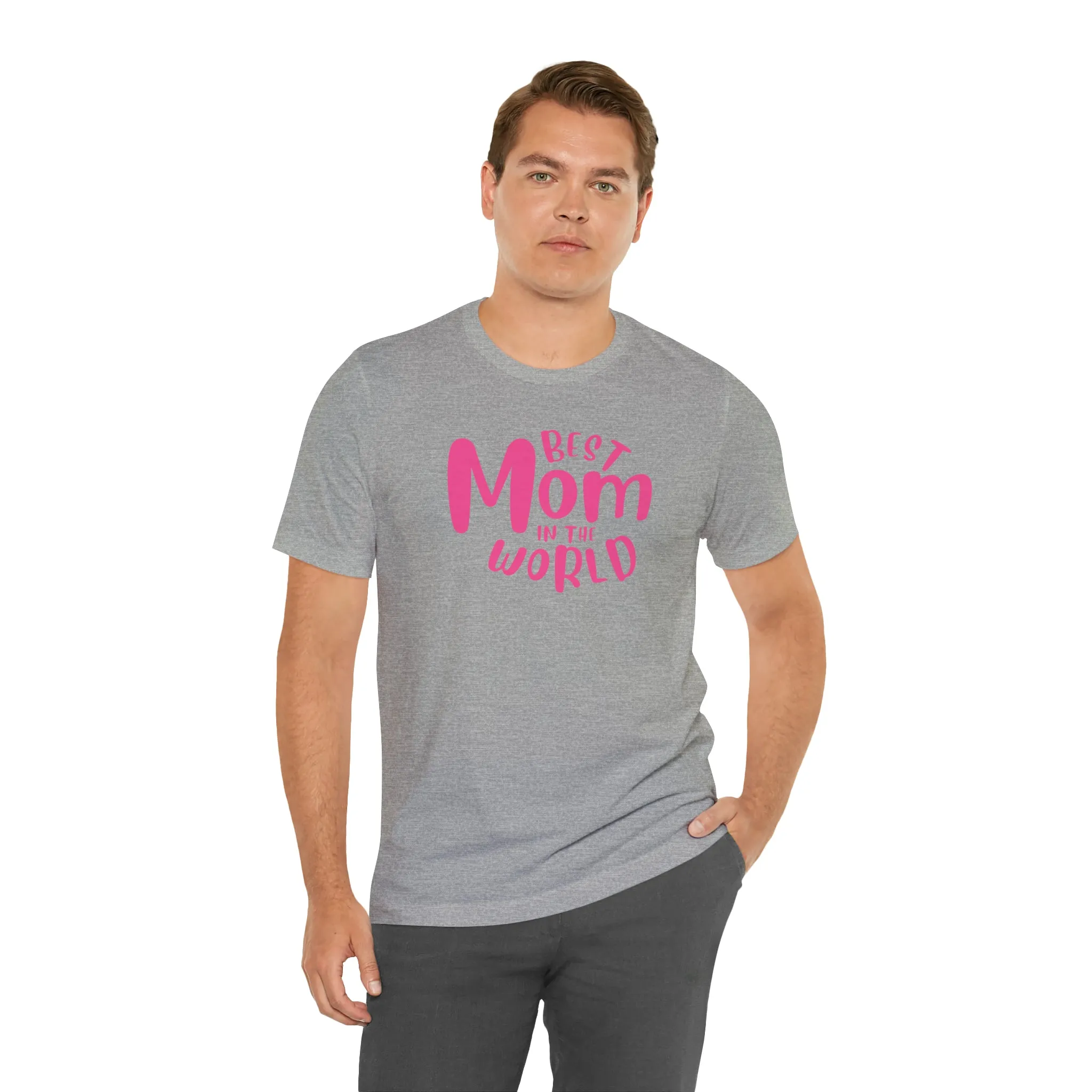 Best Mom in the World T-Shirt | Wonderful Mom Tee |  Bella Canvas 3001 Unisex |  Mother Short Sleeve Tshirt