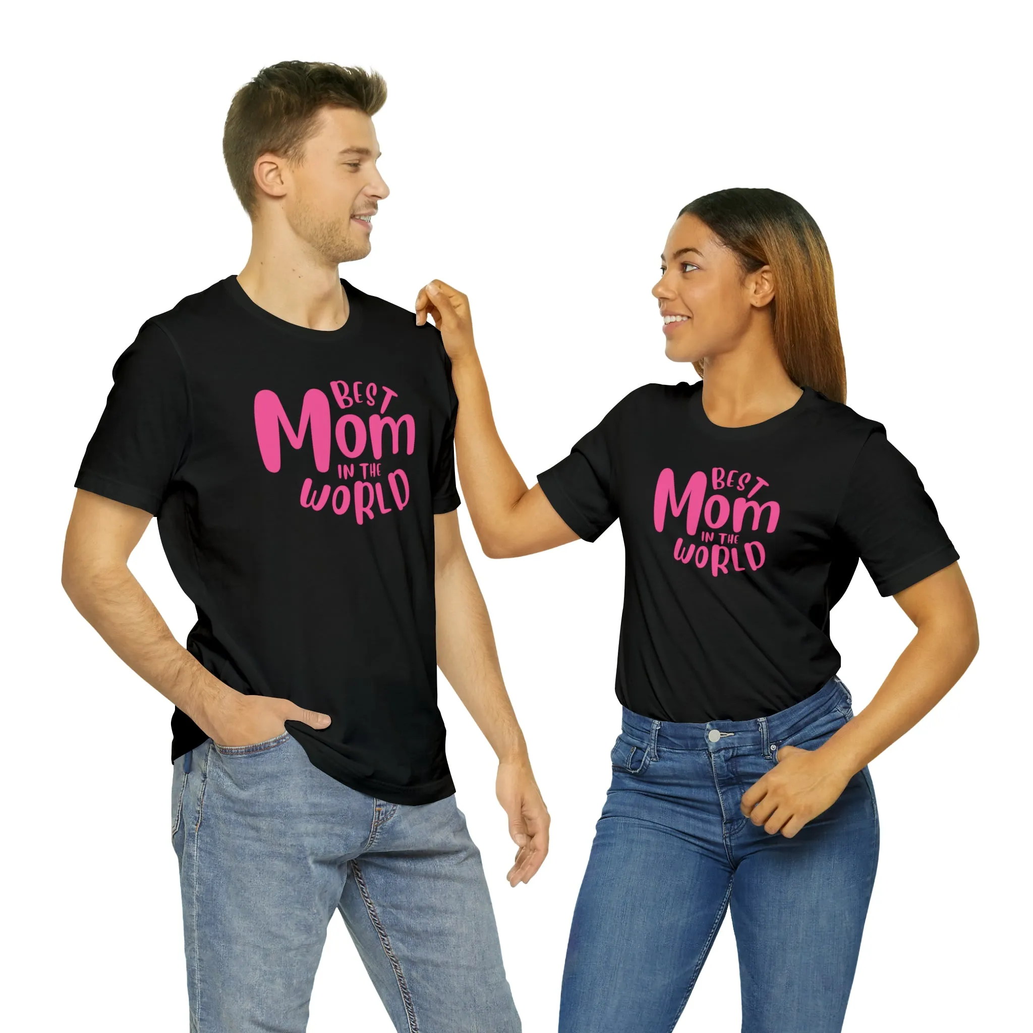 Best Mom in the World T-Shirt | Wonderful Mom Tee |  Bella Canvas 3001 Unisex |  Mother Short Sleeve Tshirt