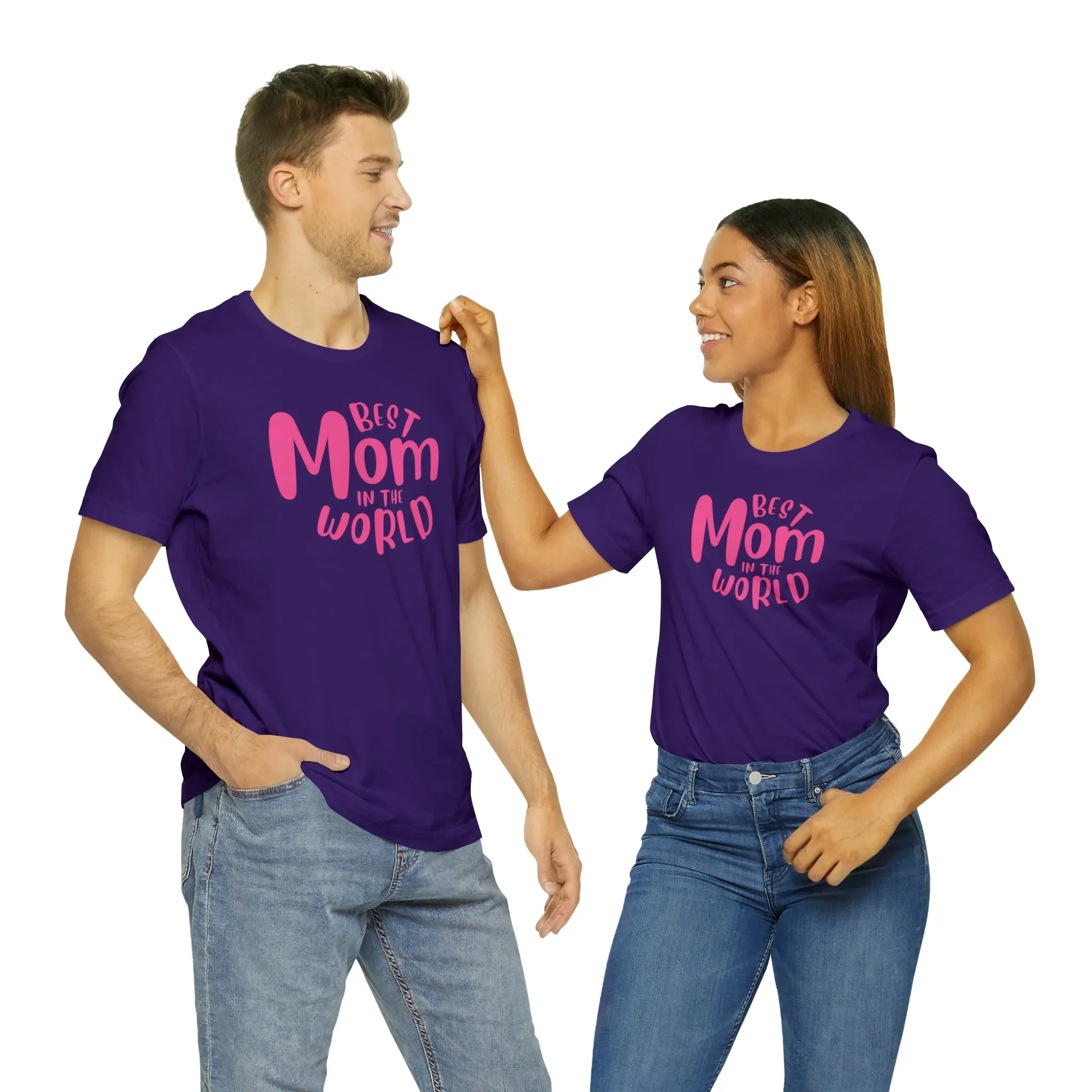Best Mom in the World T-Shirt | Wonderful Mom Tee |  Bella Canvas 3001 Unisex |  Mother Short Sleeve Tshirt