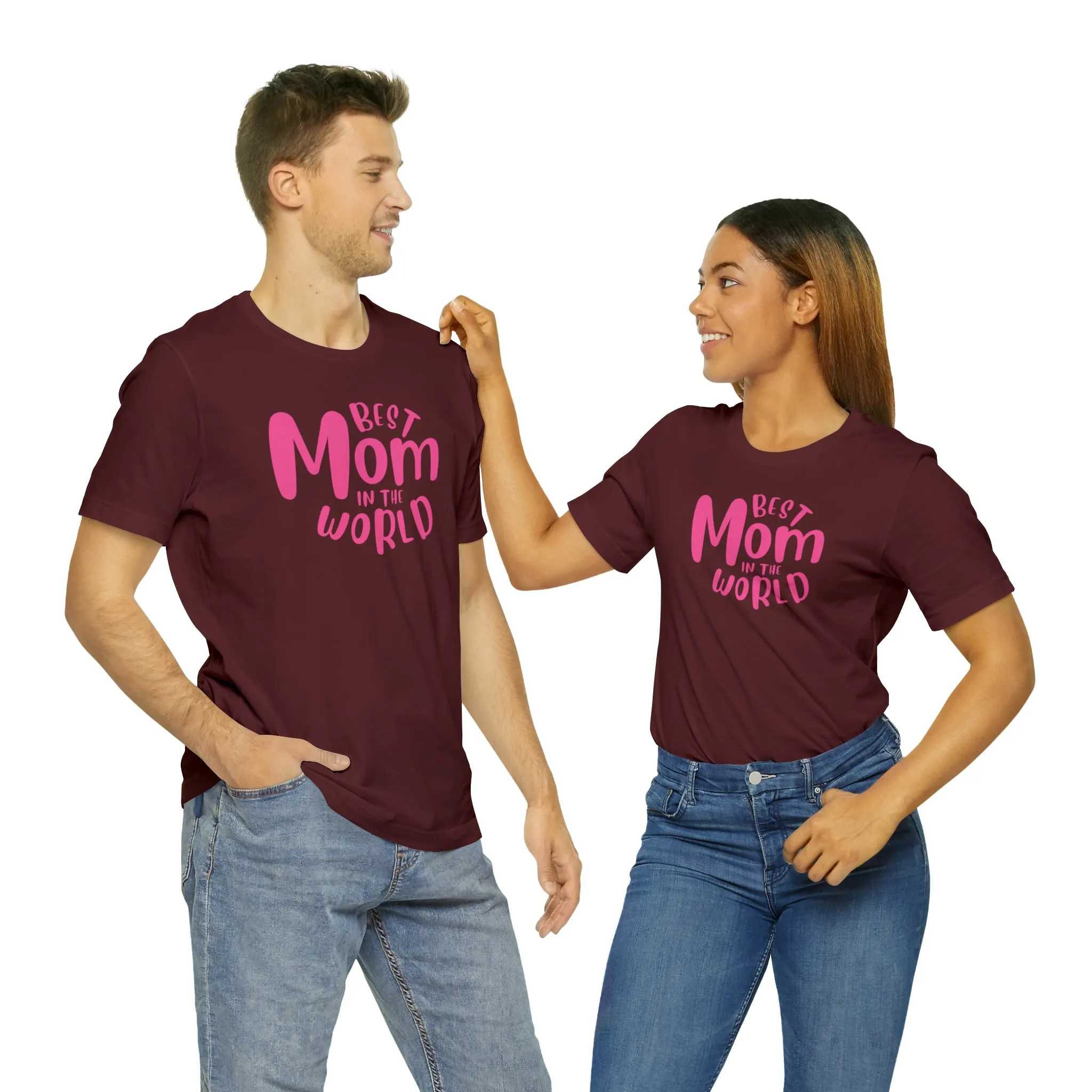 Best Mom in the World T-Shirt | Wonderful Mom Tee |  Bella Canvas 3001 Unisex |  Mother Short Sleeve Tshirt