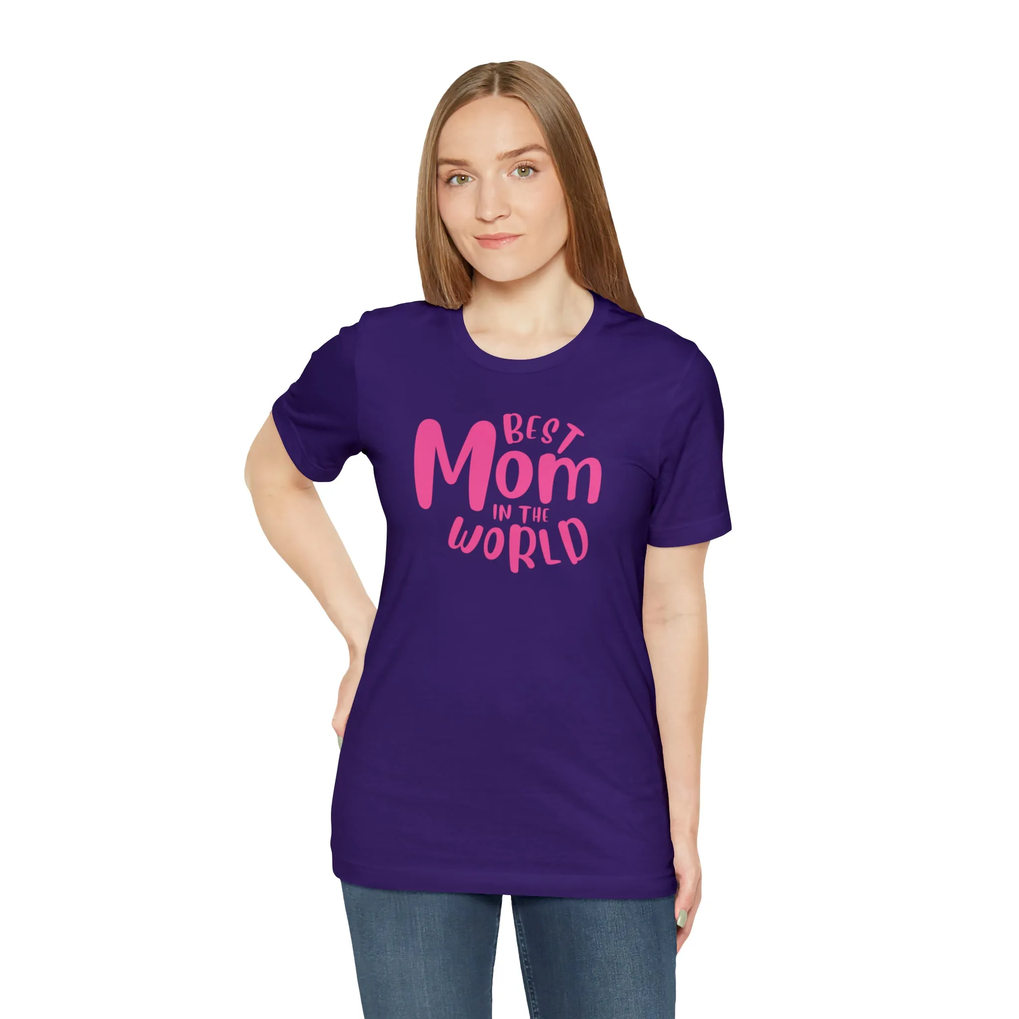 Best Mom in the World T-Shirt | Wonderful Mom Tee |  Bella Canvas 3001 Unisex |  Mother Short Sleeve Tshirt