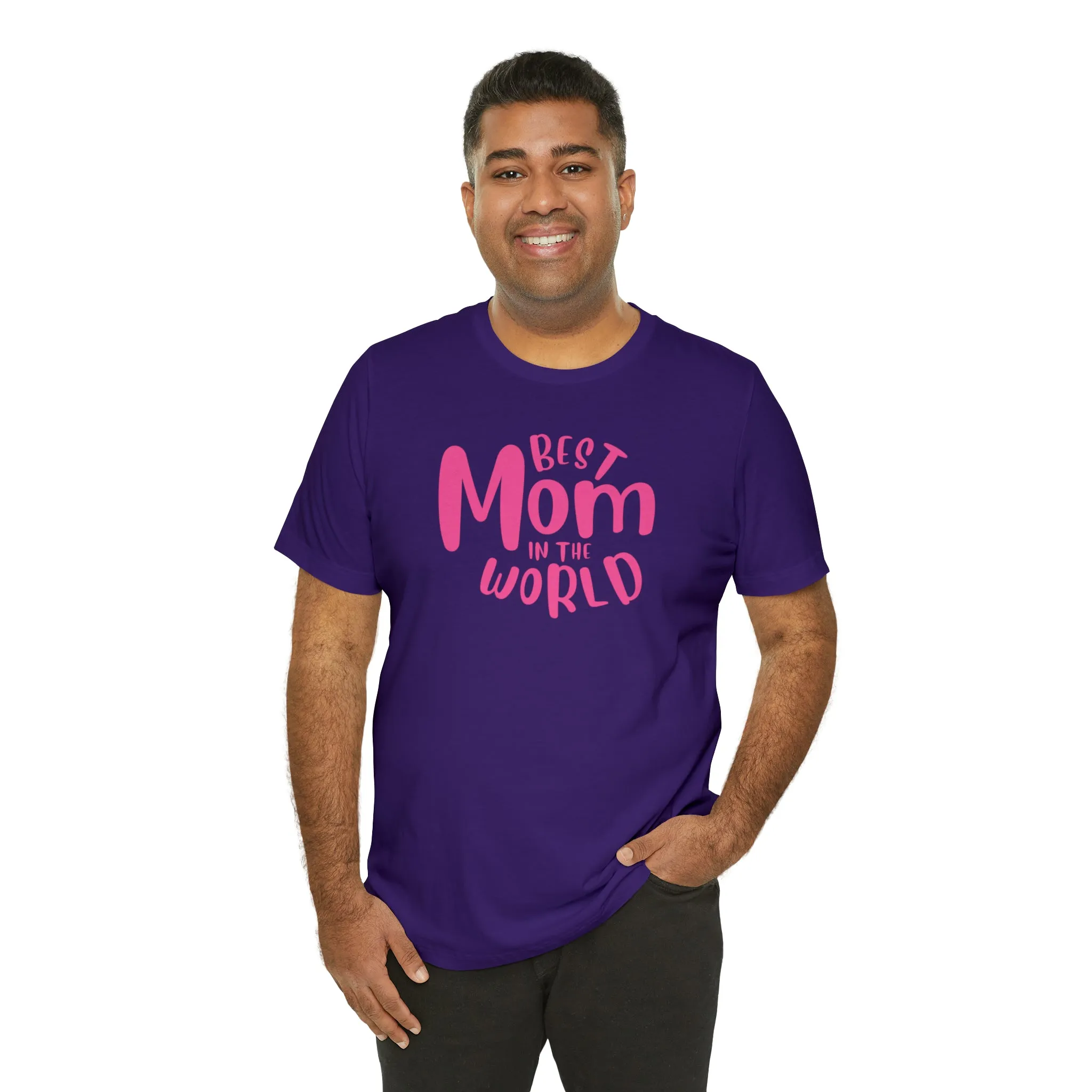 Best Mom in the World T-Shirt | Wonderful Mom Tee |  Bella Canvas 3001 Unisex |  Mother Short Sleeve Tshirt