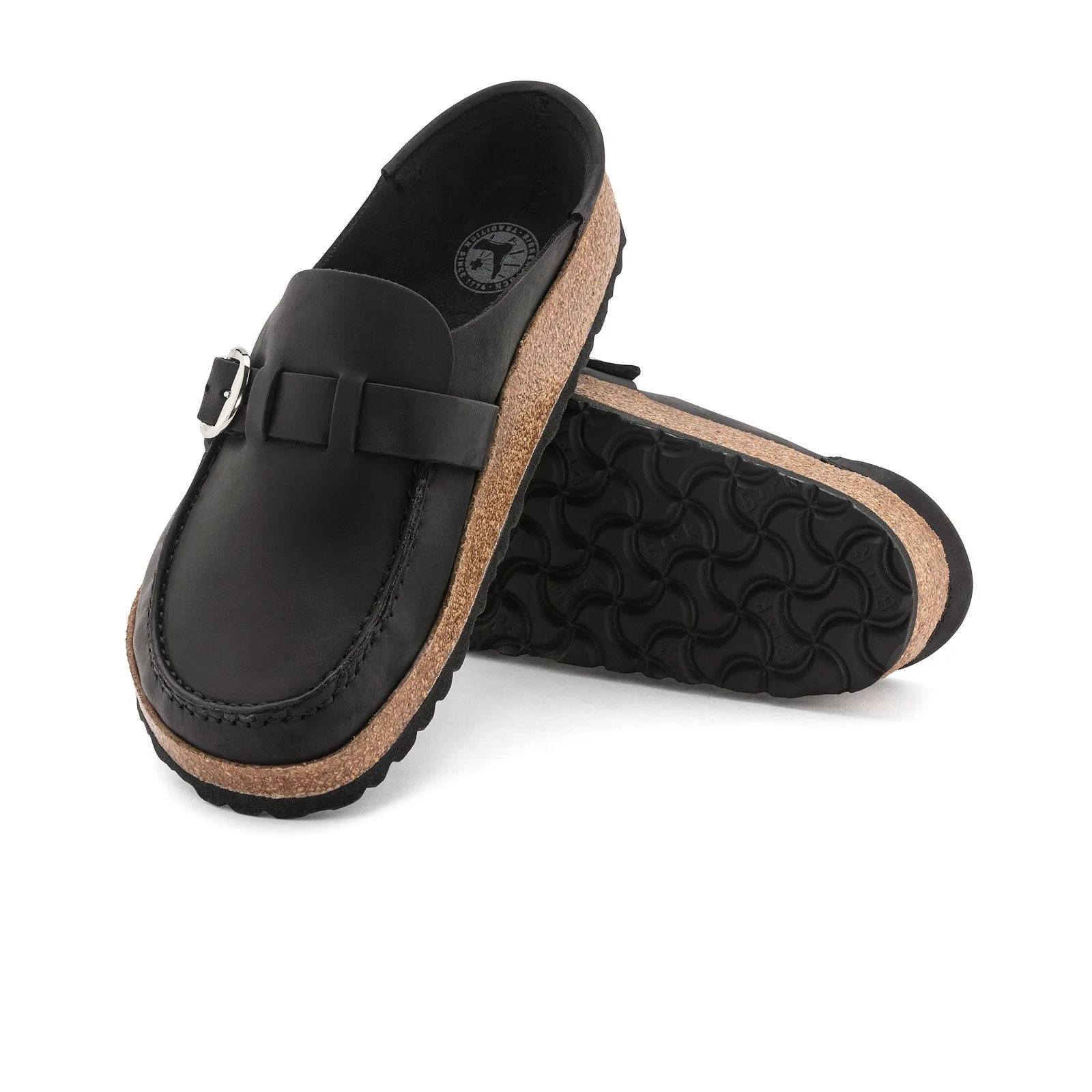 Birkenstock Buckley Clog (Women) - Black Oiled Leather