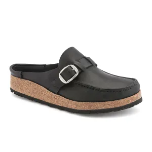 Birkenstock Buckley Clog (Women) - Black Oiled Leather