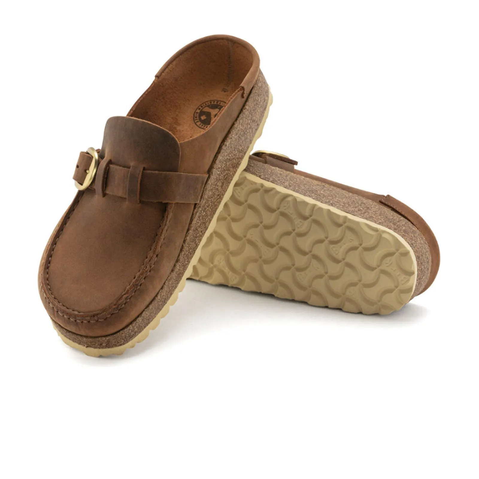 Birkenstock Buckley Clog (Women) - Cognac Oiled Leather