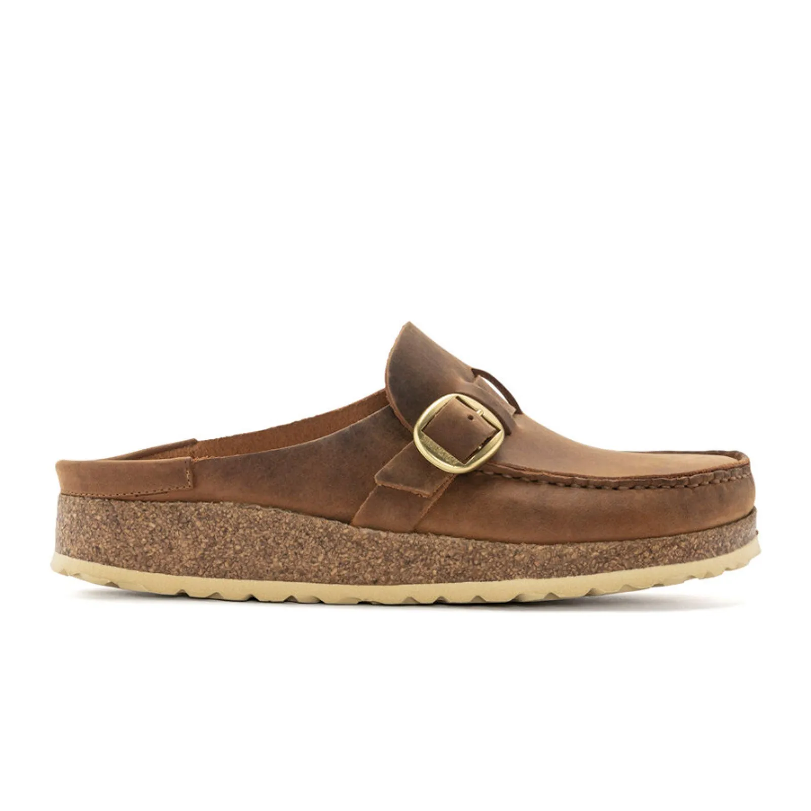 Birkenstock Buckley Clog (Women) - Cognac Oiled Leather