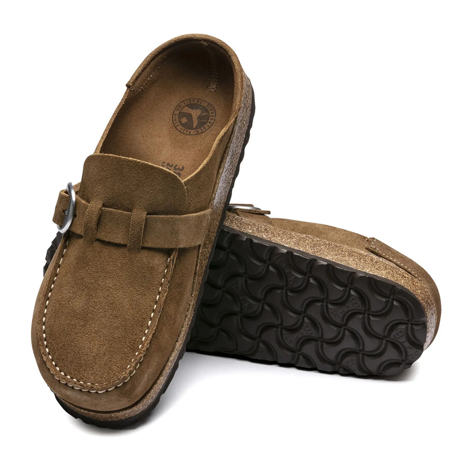 Birkenstock Buckley Clog (Women) - Tea Suede